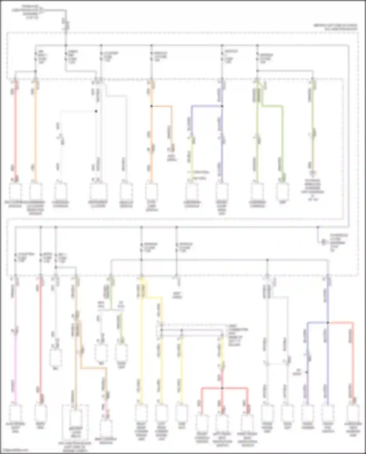 Wiring diagram left front seat ventilation switch for Kia Sorento IV (2020-2024) (8 of 9)
