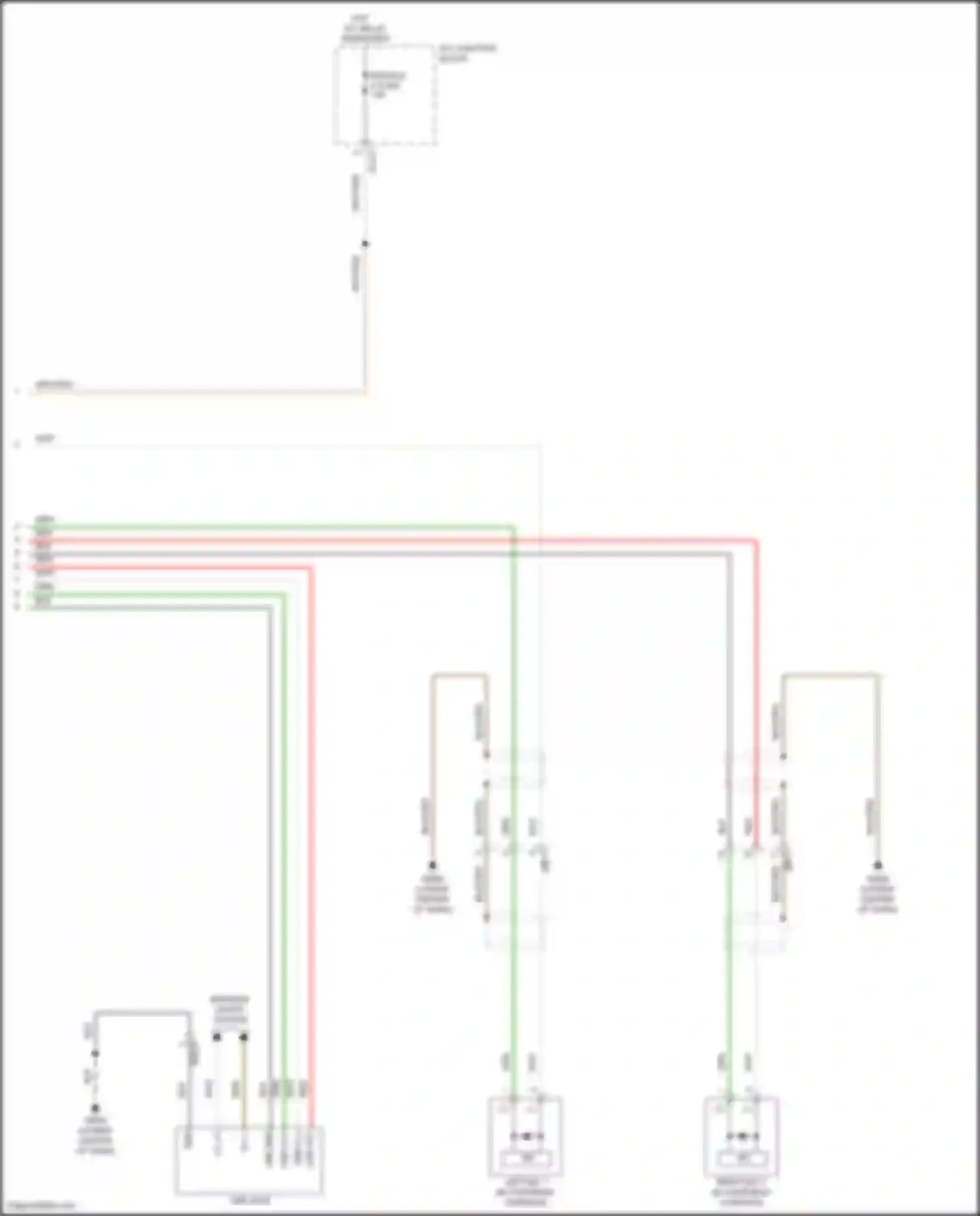 Wiring diagram left mic 1 for Kia Sorento IV (2020-2024) (3 of 4)