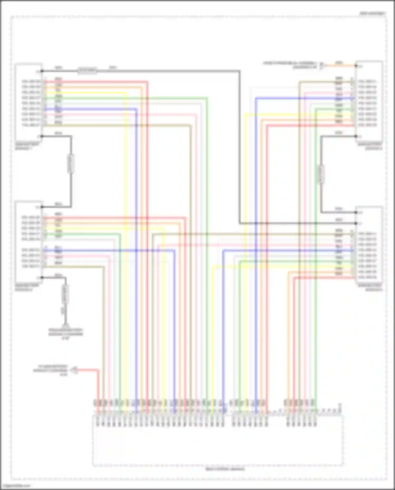 Wiring diagram main battery module 6 for Kia Sorento IV (2020-2024) (1 of 1)