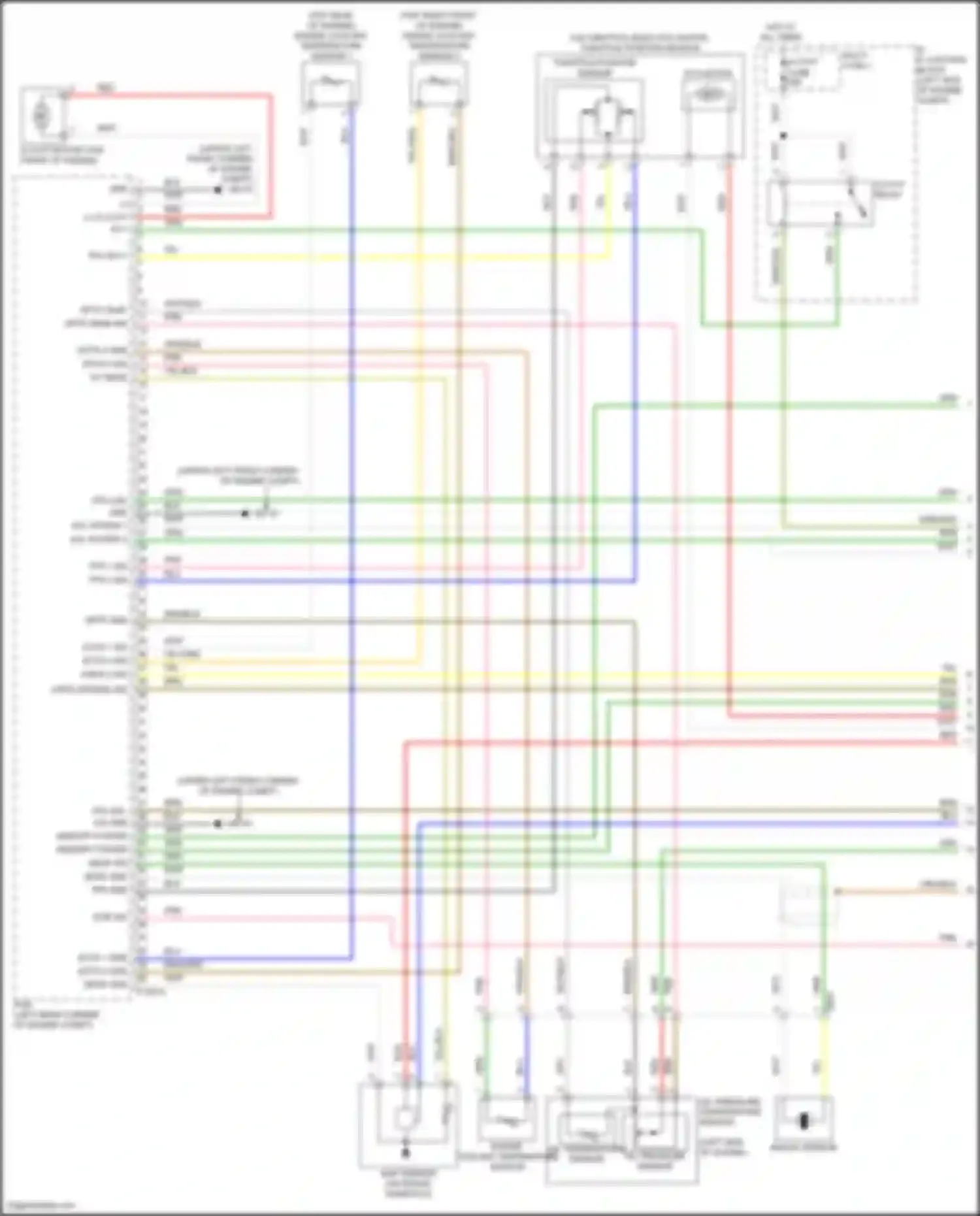 Wiring diagram map sensor for Kia Sorento IV (2020-2024) (1 of 2)