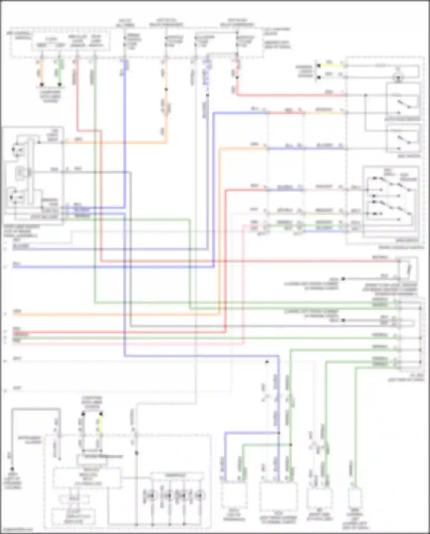 Wiring diagram memory pwr for Kia Sorento IV (2020-2024) (34 of 49)