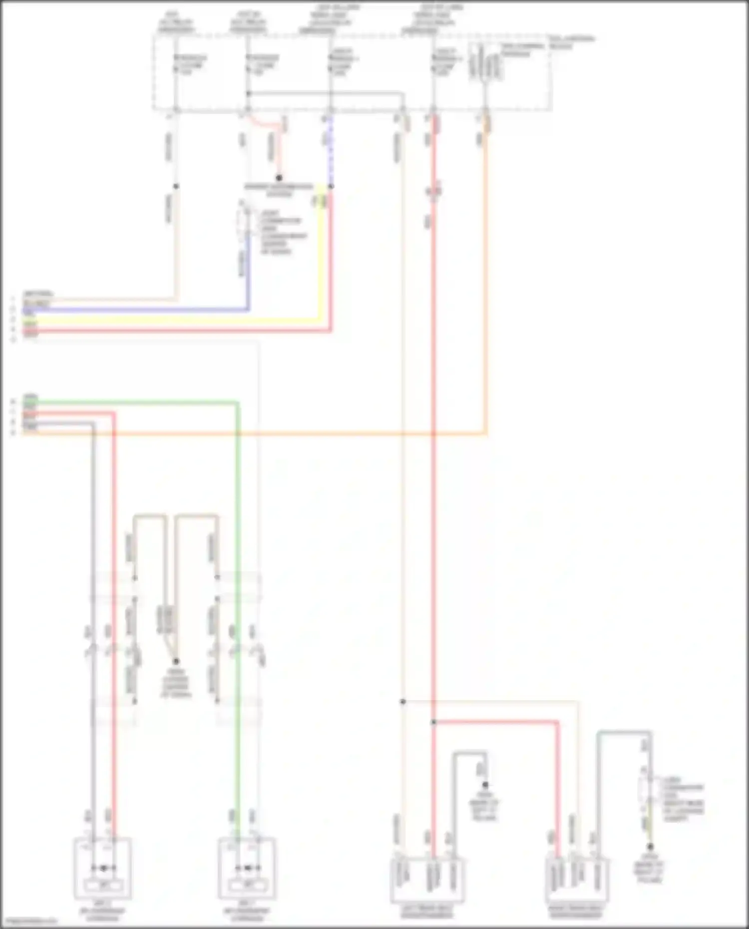 Wiring diagram multi media 1 fuse for Kia Sorento IV (2020-2024) (2 of 7)