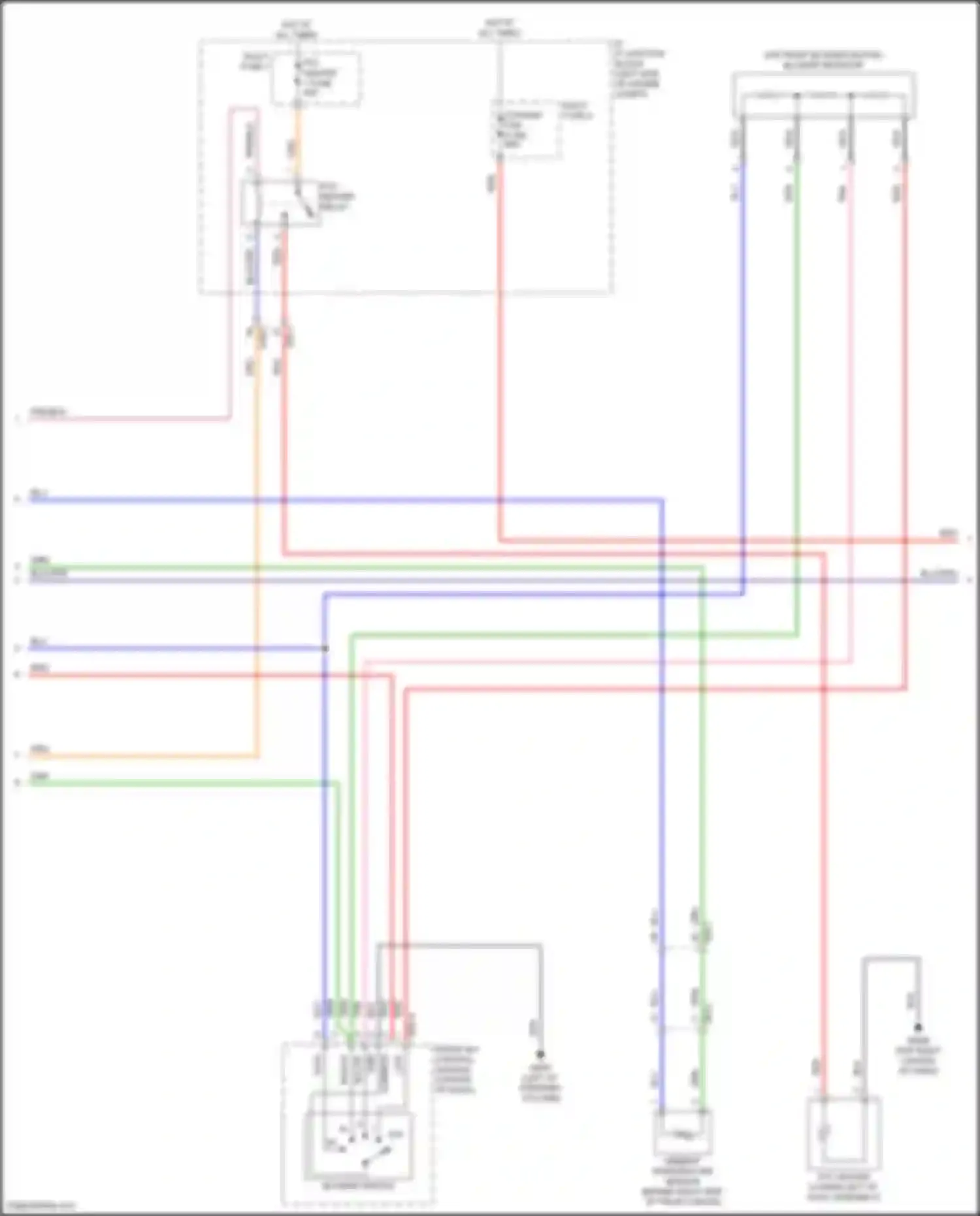 Wiring diagram ptc heater 1 fuse for Kia Sorento IV (2020-2024) (3 of 5)