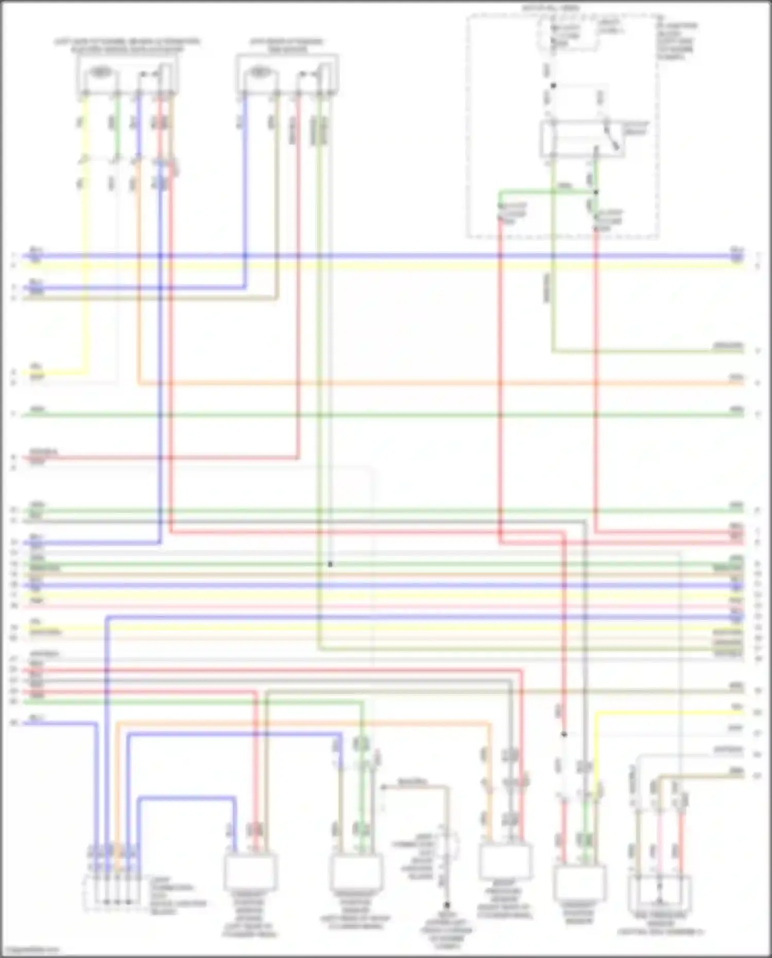 Wiring diagram rail pressure sensor for Kia Sorento IV (2020-2024) (3 of 3)