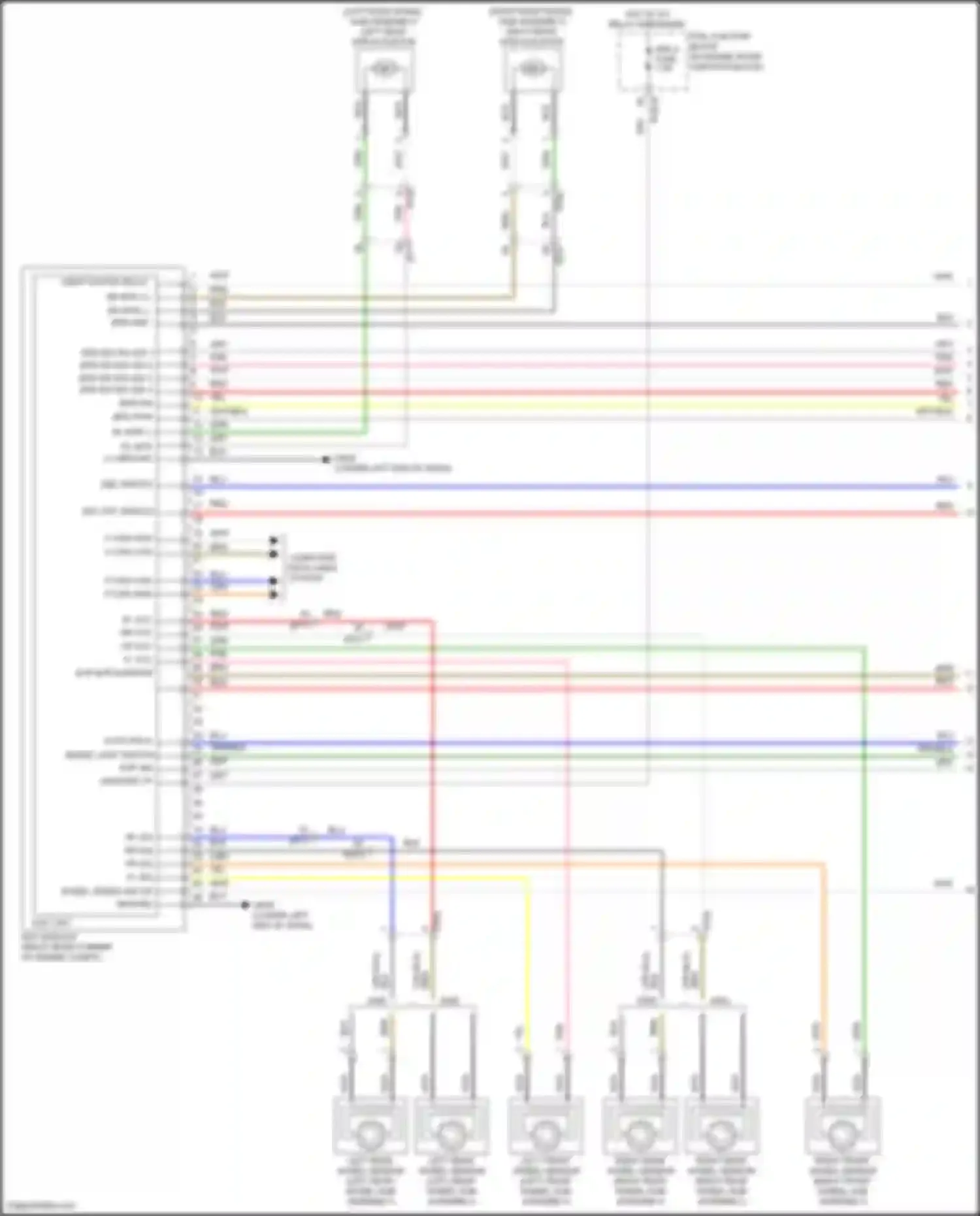 Wiring diagram red for Kia Sorento IV (2020-2024) (233 of 258)