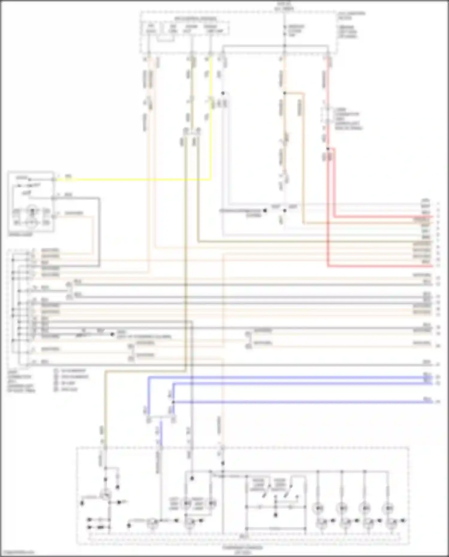 Wiring diagram red/wht for Kia Sorento IV (2020-2024) (7 of 20)