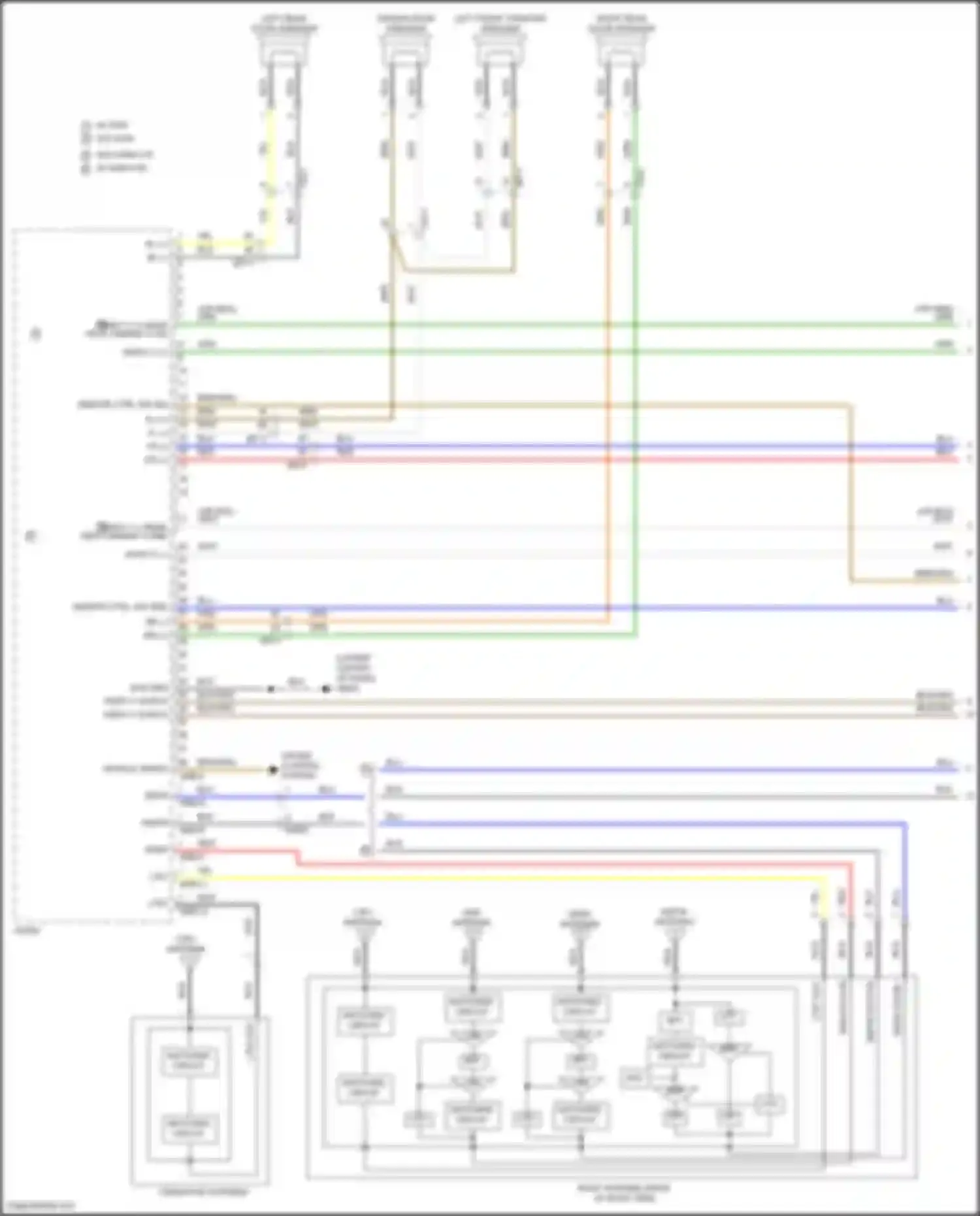 Wiring diagram remote ctrl sw sig for Kia Sorento IV (2020-2024) (5 of 12)