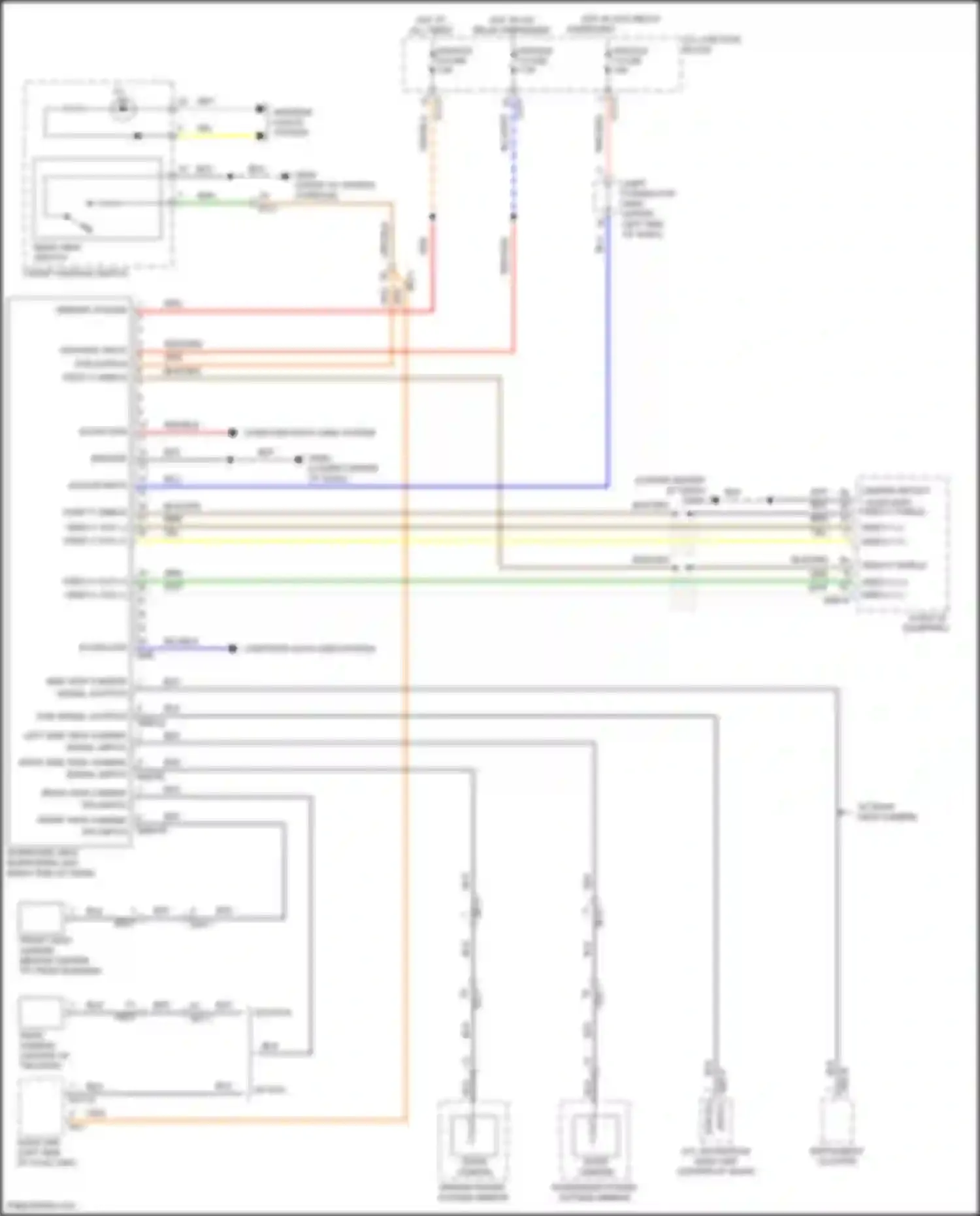 Wiring diagram right end of dash) for Kia Sorento IV (2020-2024) (1 of 9)