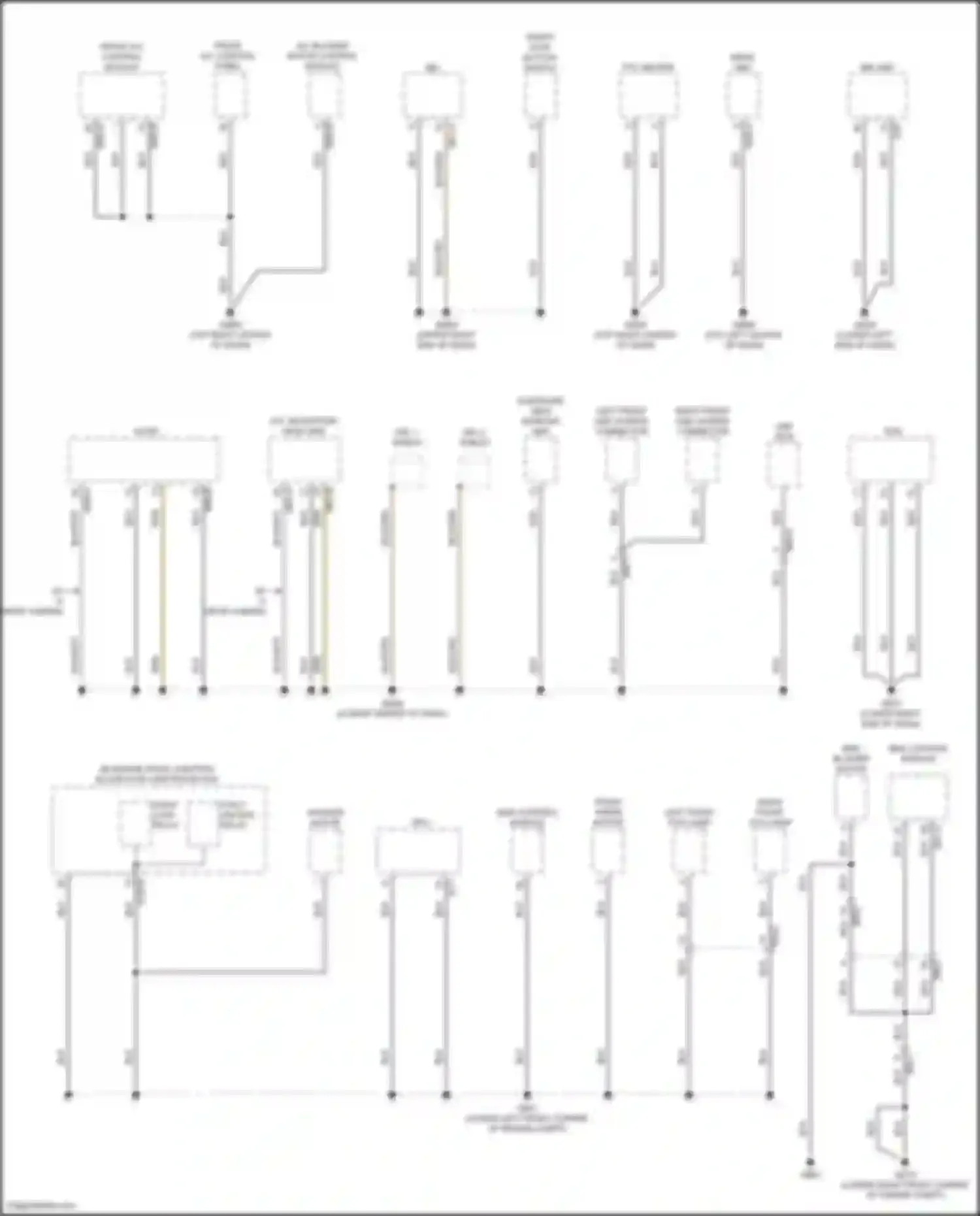 Wiring diagram right front usb charge connector for Kia Sorento IV (2020-2024) (2 of 4)