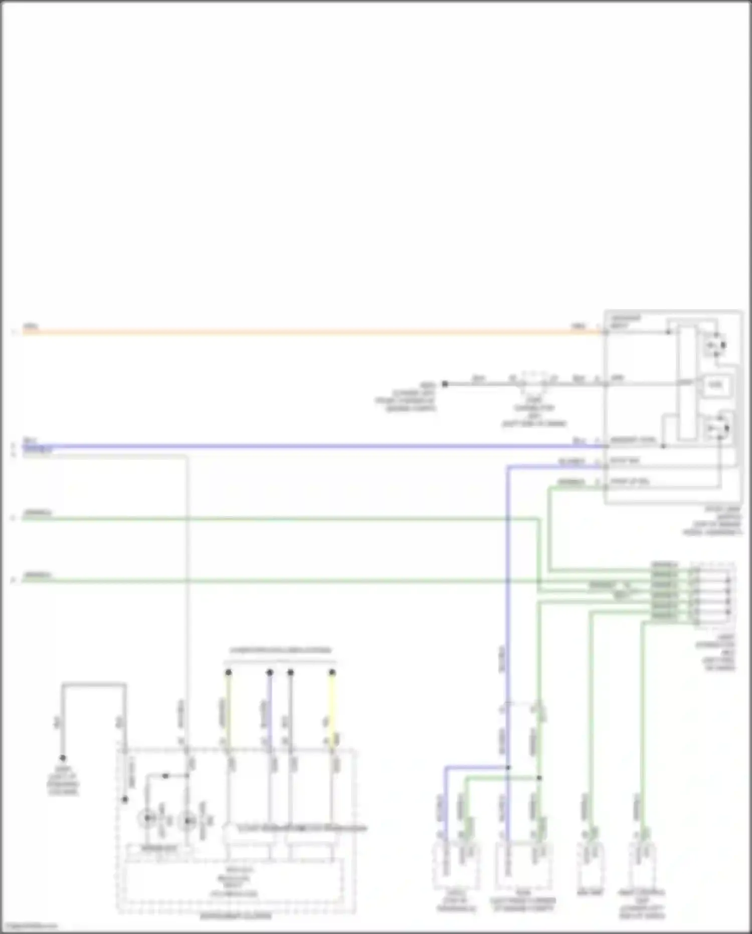 Wiring diagram sbw control unit for Kia Sorento IV (2020-2024) (4 of 11)