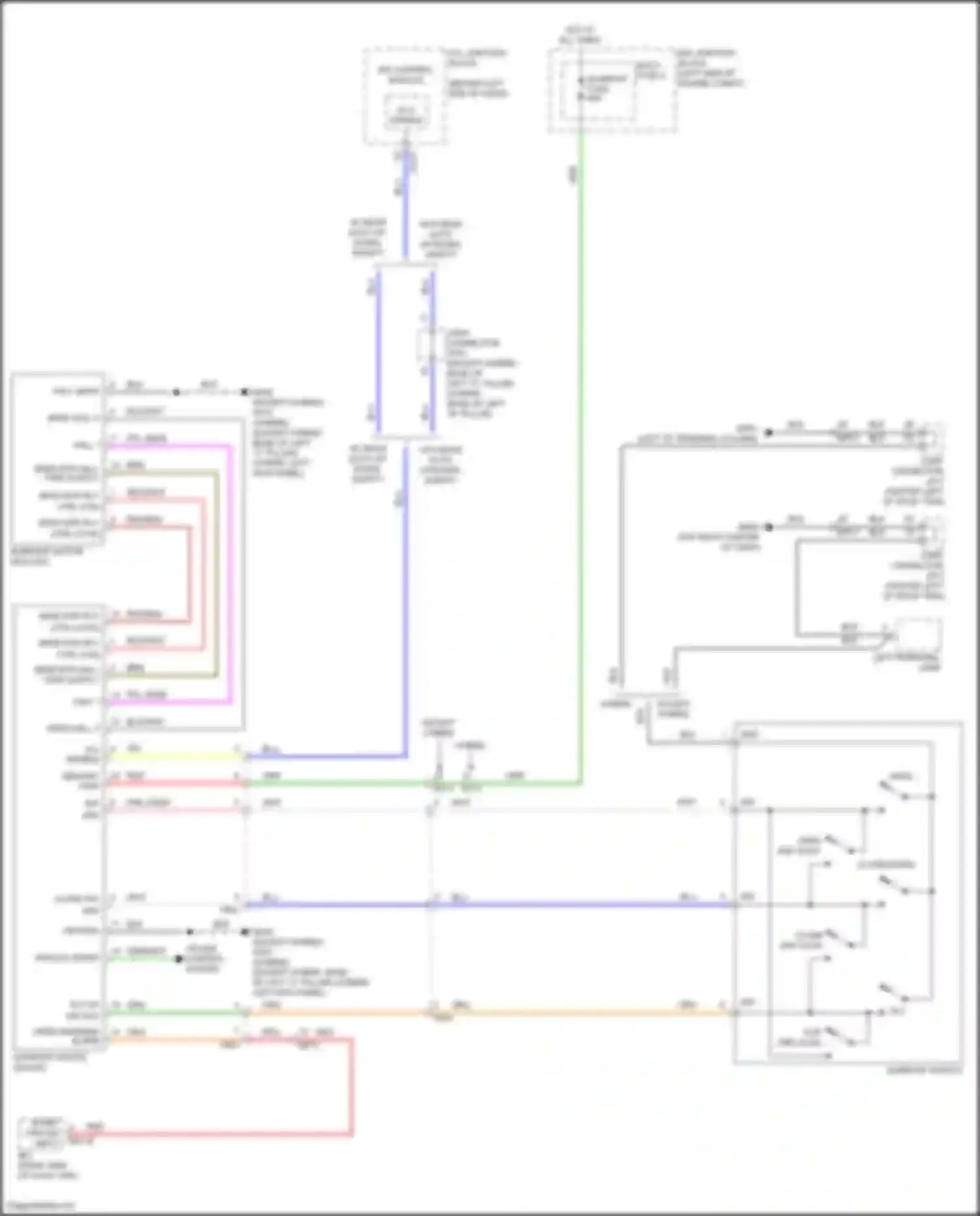 Wiring diagram sens hall 2 for Kia Sorento IV (2020-2024) (1 of 1)