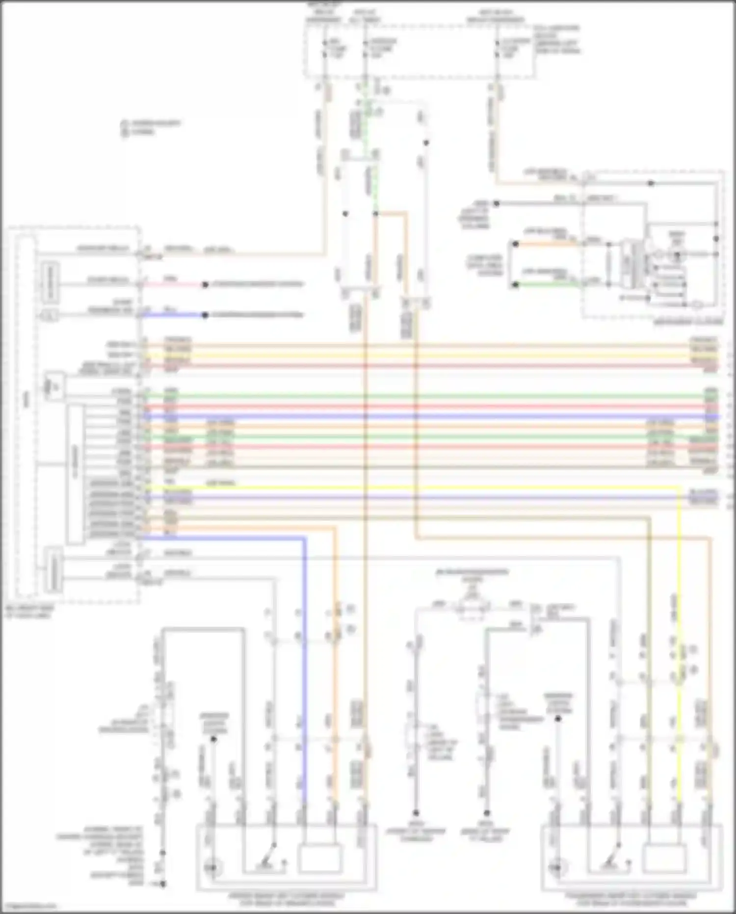 Wiring diagram ssb sw 1 for Kia Sorento IV (2020-2024) (1 of 5)
