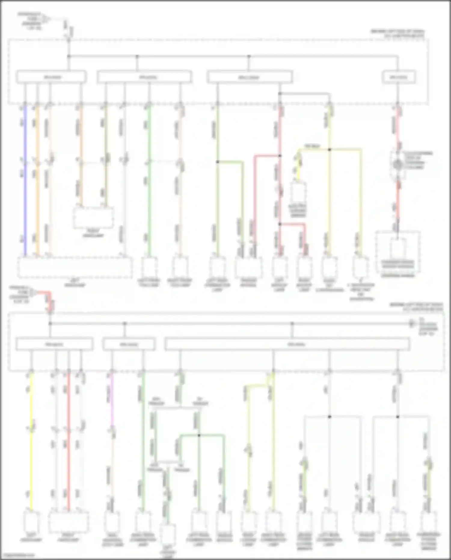 Wiring diagram w/ navigation for Kia Sorento IV (2020-2024) (19 of 20)