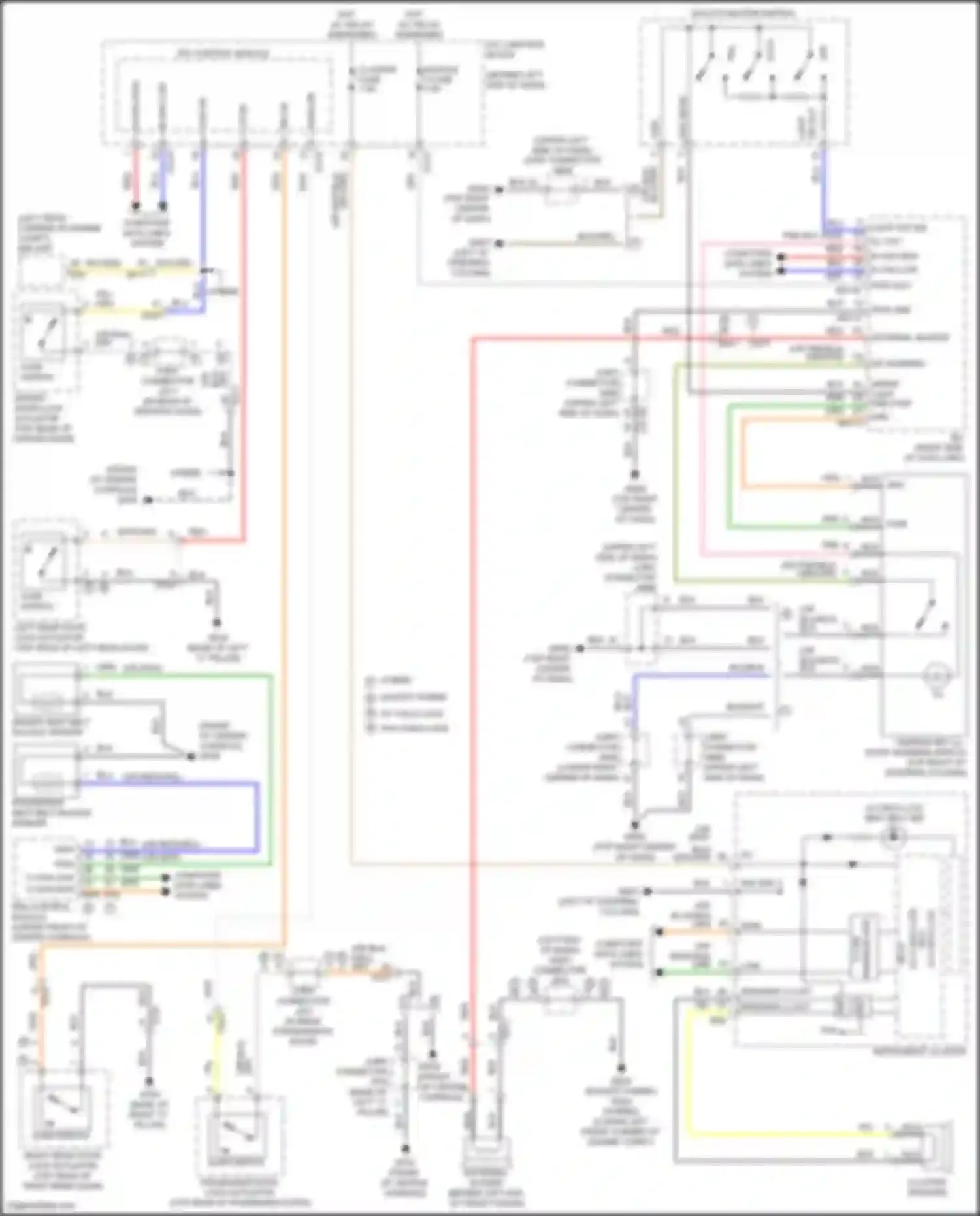 Wiring diagram yel/org for Kia Sorento IV (2020-2024) (45 of 68)