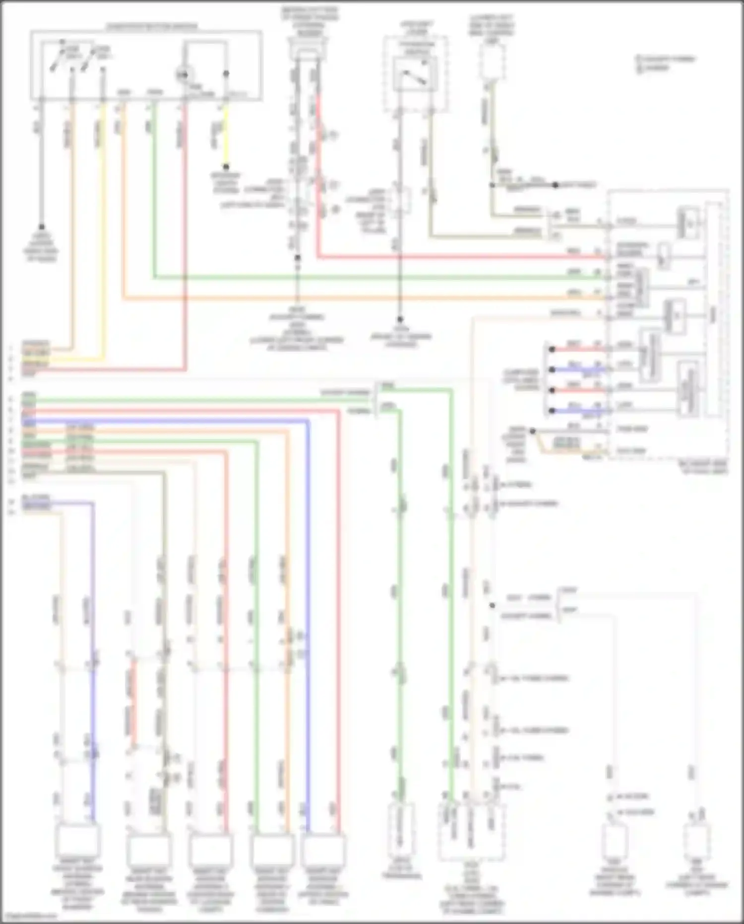 Wiring diagram yel/org for Kia Sorento IV (2020-2024) (5 of 68)