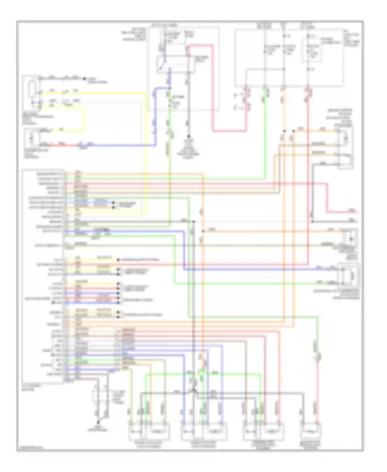 Soul Kia I facelift (2011-2014): Automatic a/c circuit (1 of 2)