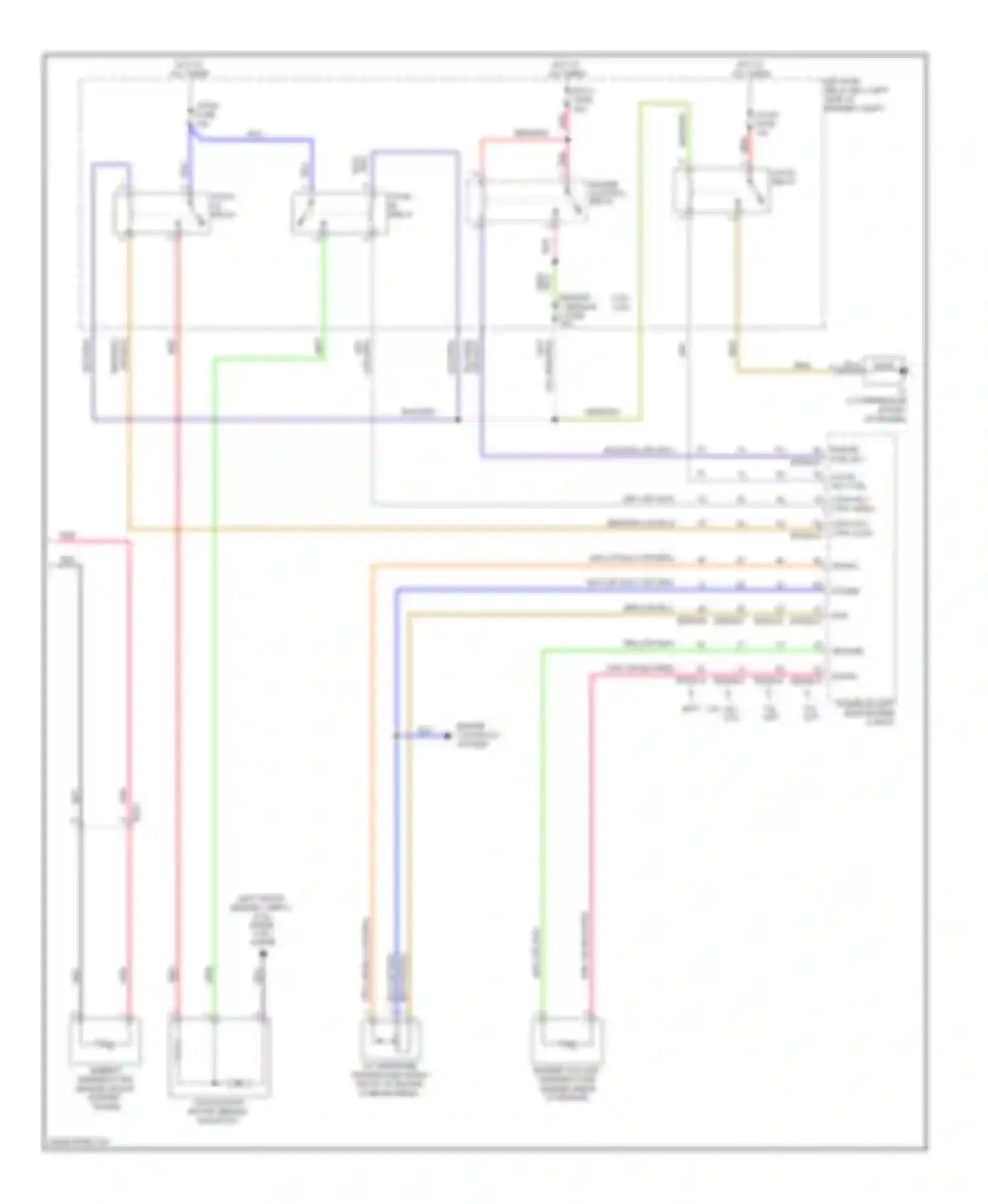 Soul Kia I facelift (2011-2014): Automatic a/c circuit (2 of 2)