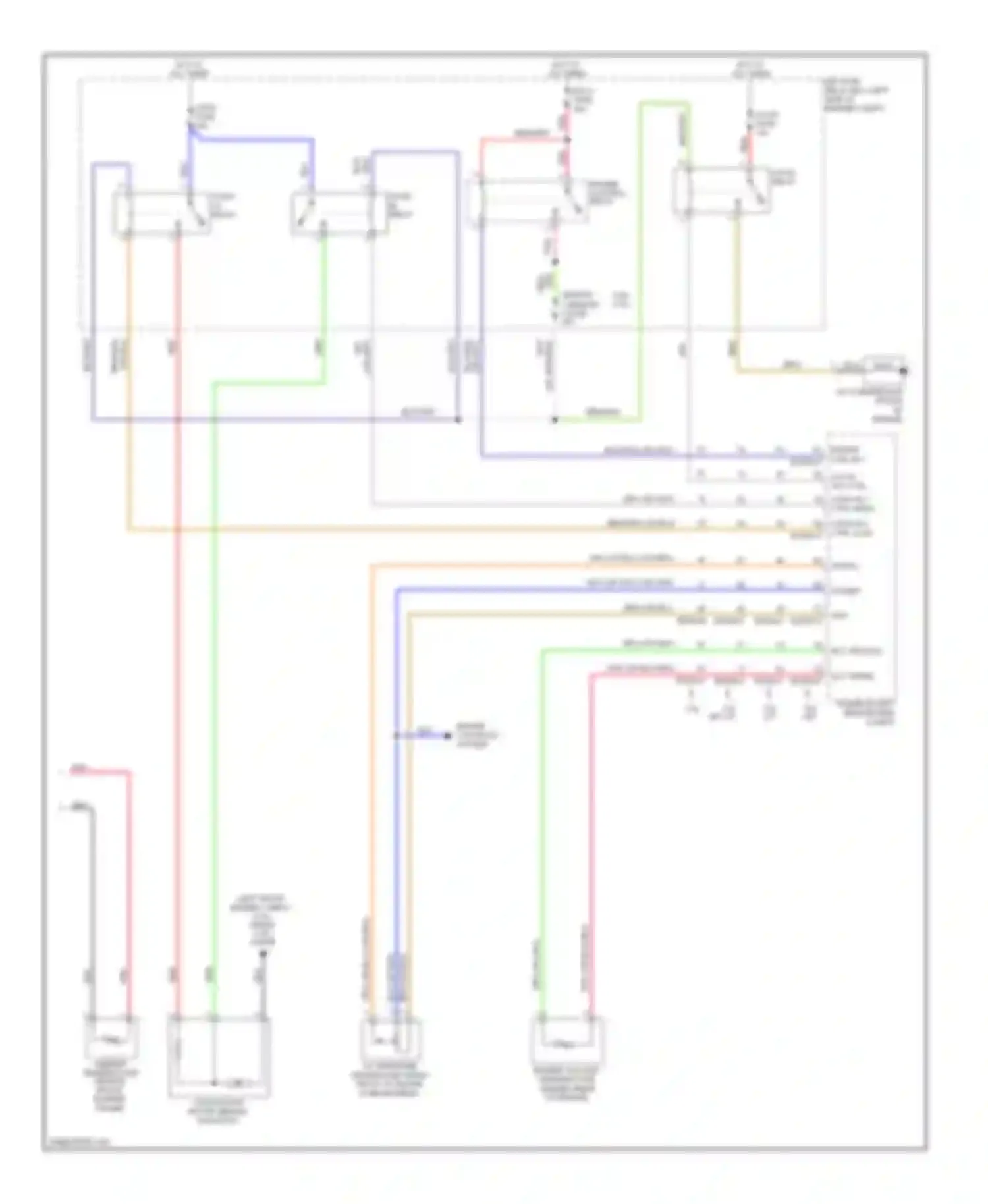Soul Kia I facelift (2011-2014): Manual a/c circuit (2 of 2)