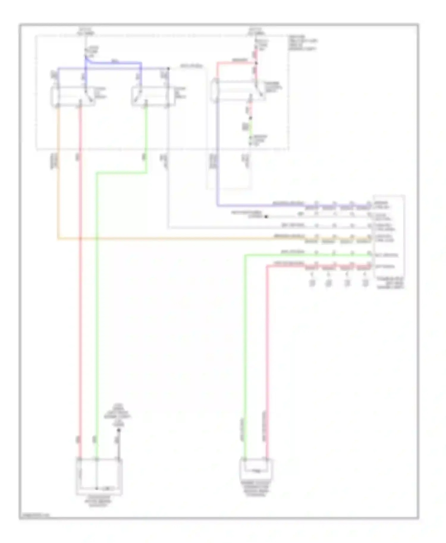 Soul Kia I facelift (2011-2014): Cooling fan circuit