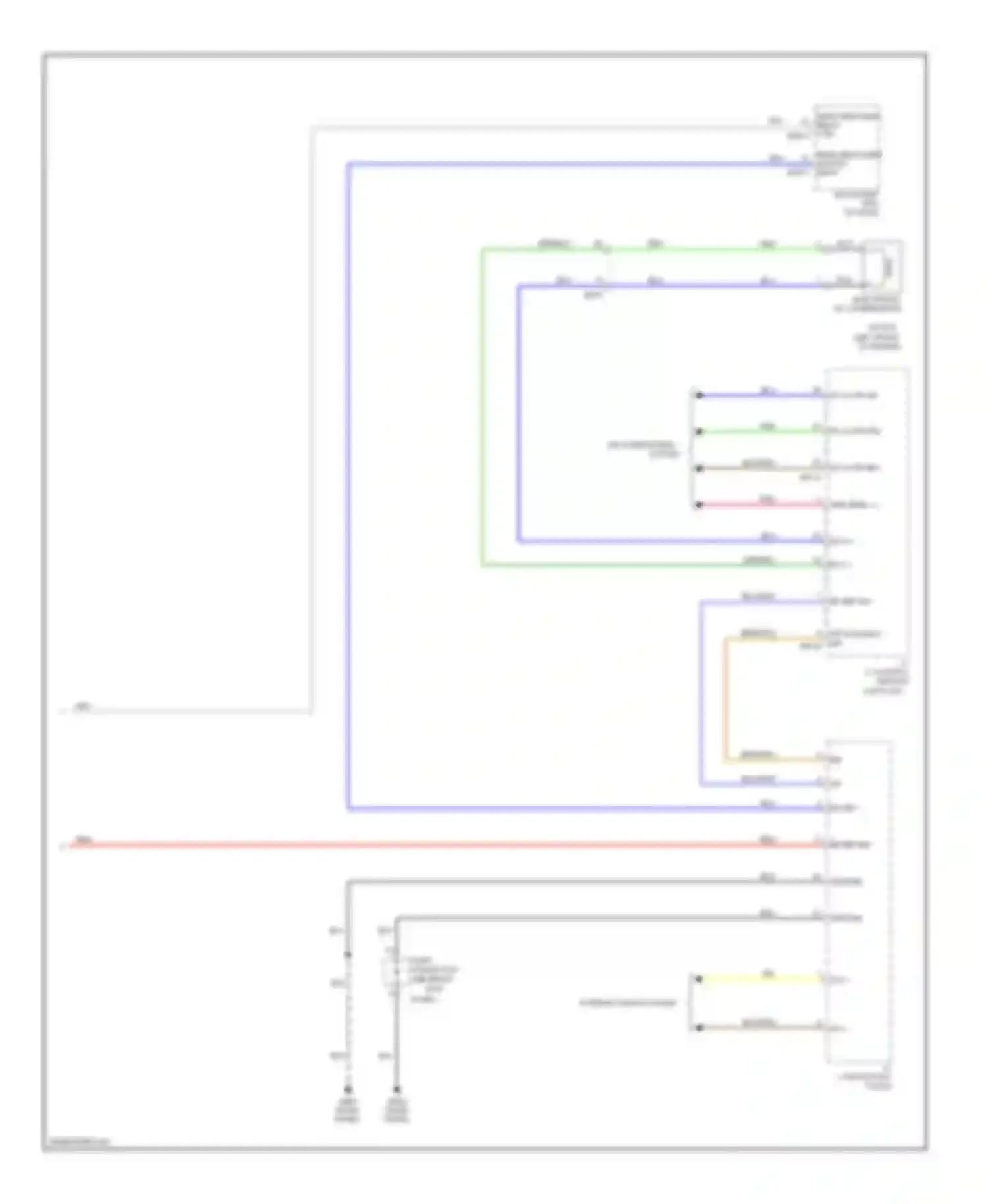 Soul Kia I facelift (2011-2014): Defoggers circuit, with navigation (2 of 2)