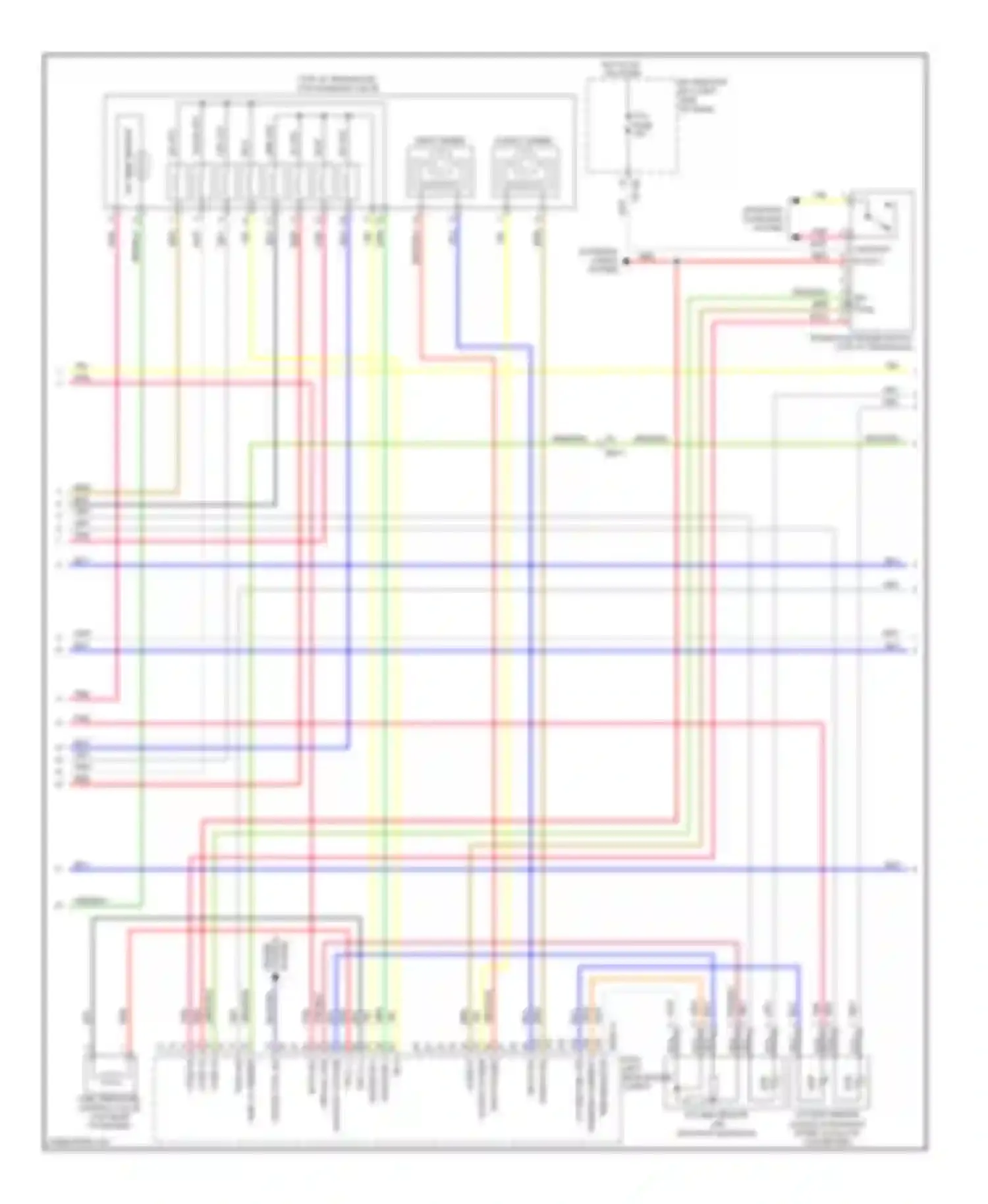 Soul Kia I facelift (2011-2014): Wiring diagram engine performance 1.6l, mfi control circuit, a/t (2 of 5)