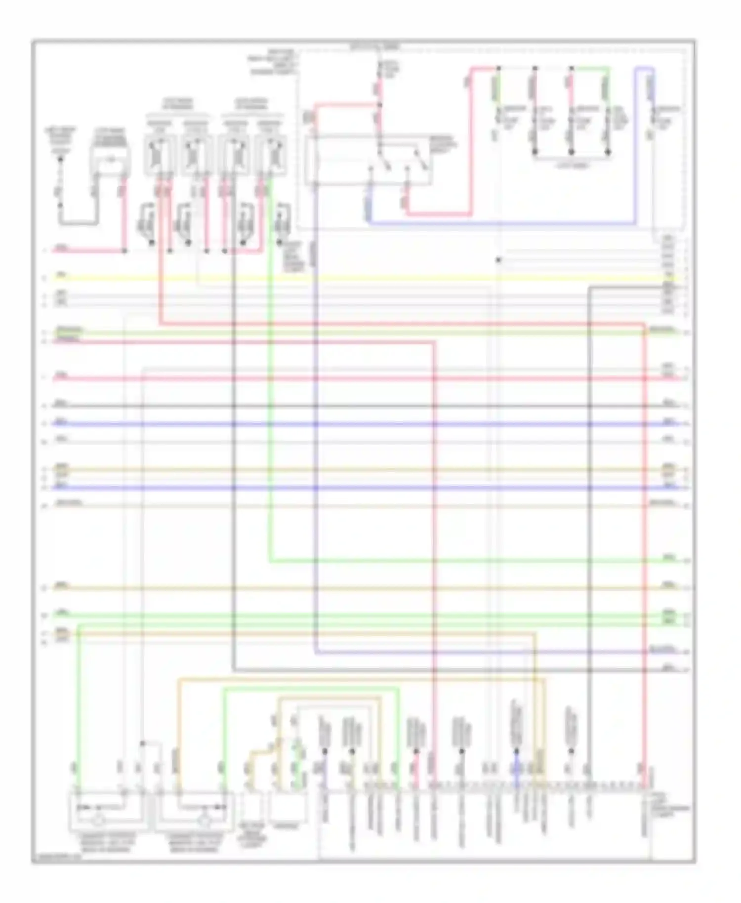 Soul Kia I facelift (2011-2014): Wiring diagram engine performance 1.6l, mfi control circuit, a/t (4 of 5)
