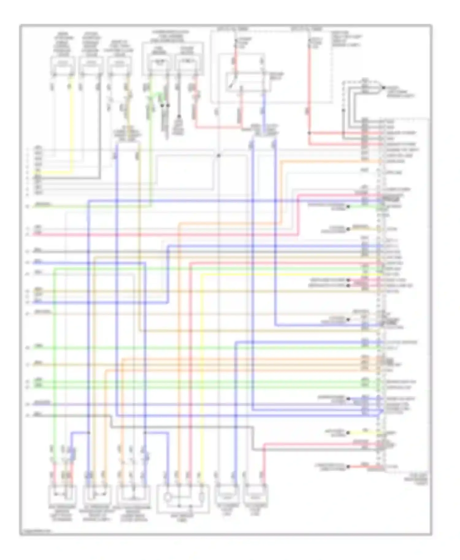 Soul Kia I facelift (2011-2014): Wiring diagram engine performance 1.6l, mfi control circuit, a/t (5 of 5)