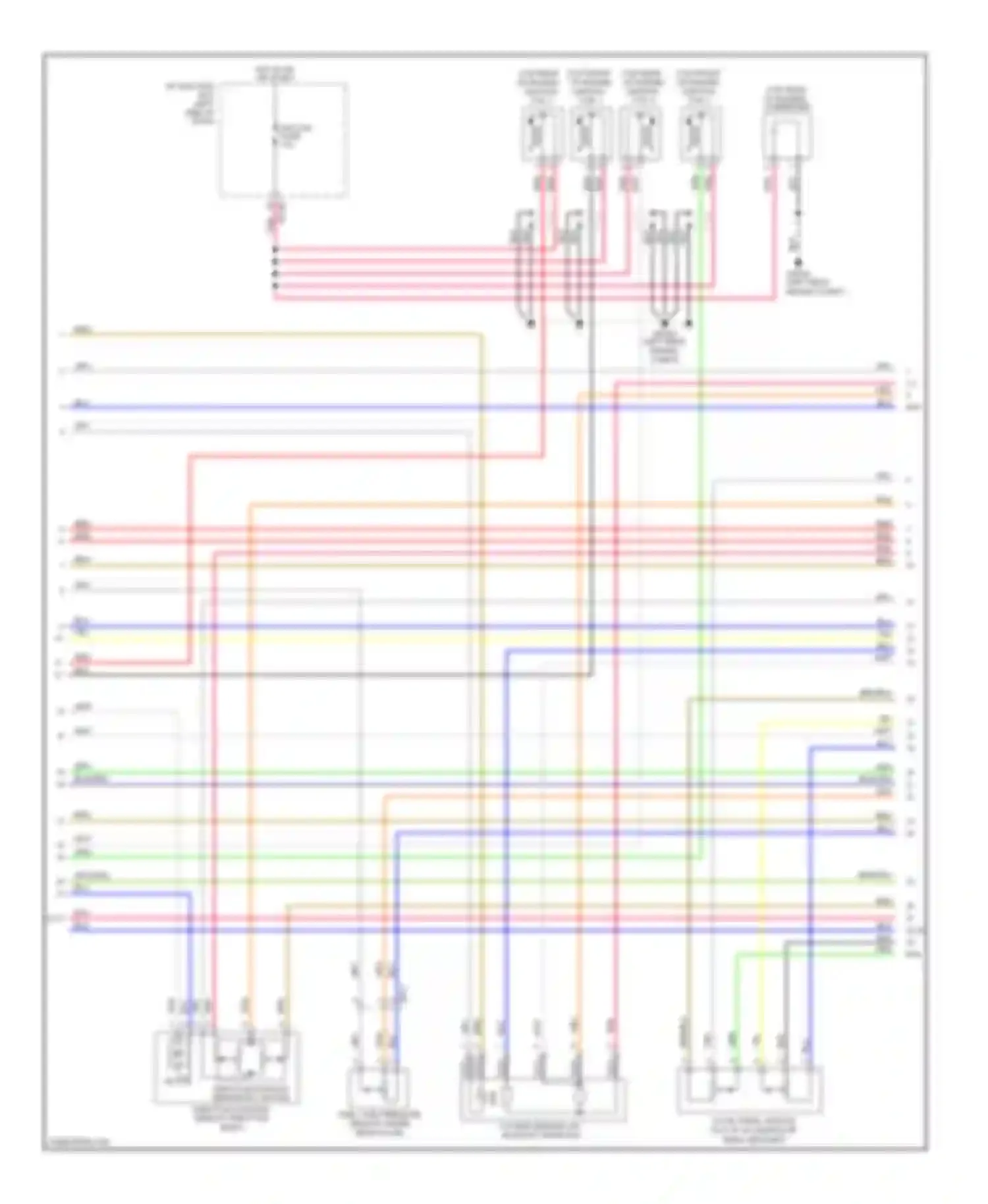 Soul Kia I facelift (2011-2014): Wiring diagram engine performance 1.6l, mfi control circuit, m/t (3 of 5)