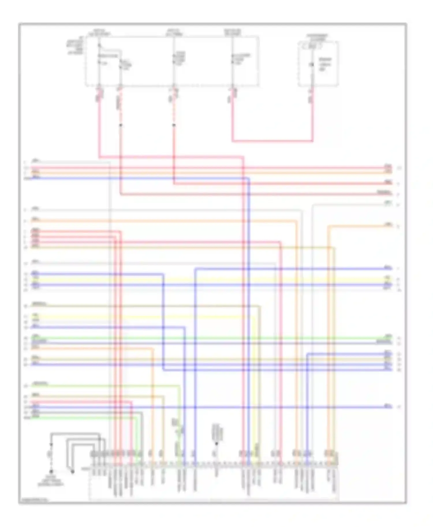 Soul Kia I facelift (2011-2014): Wiring diagram engine performance 1.6l, mfi control circuit, m/t (4 of 5)
