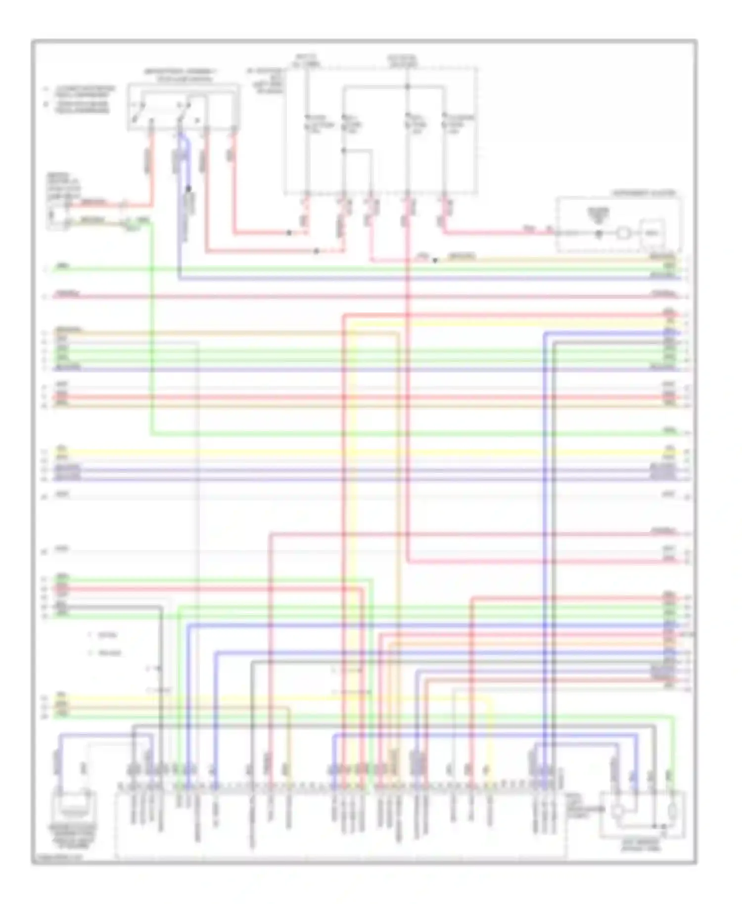 Soul Kia I facelift (2011-2014): Wiring diagram engine performance 2.0l, mfi control circuit, a/t (2 of 5)