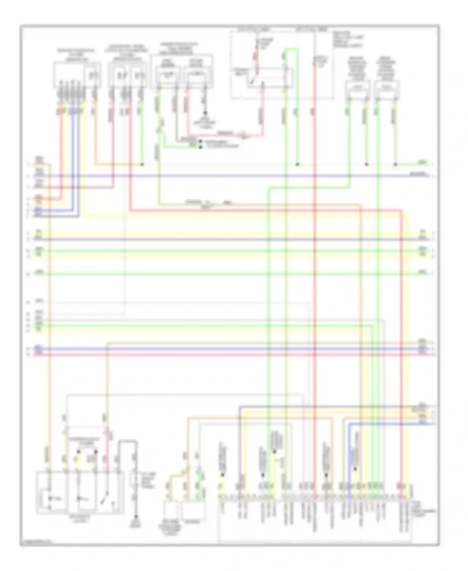 Soul Kia I facelift (2011-2014): Wiring diagram engine performance 2.0l, mfi control circuit, a/t (4 of 5)