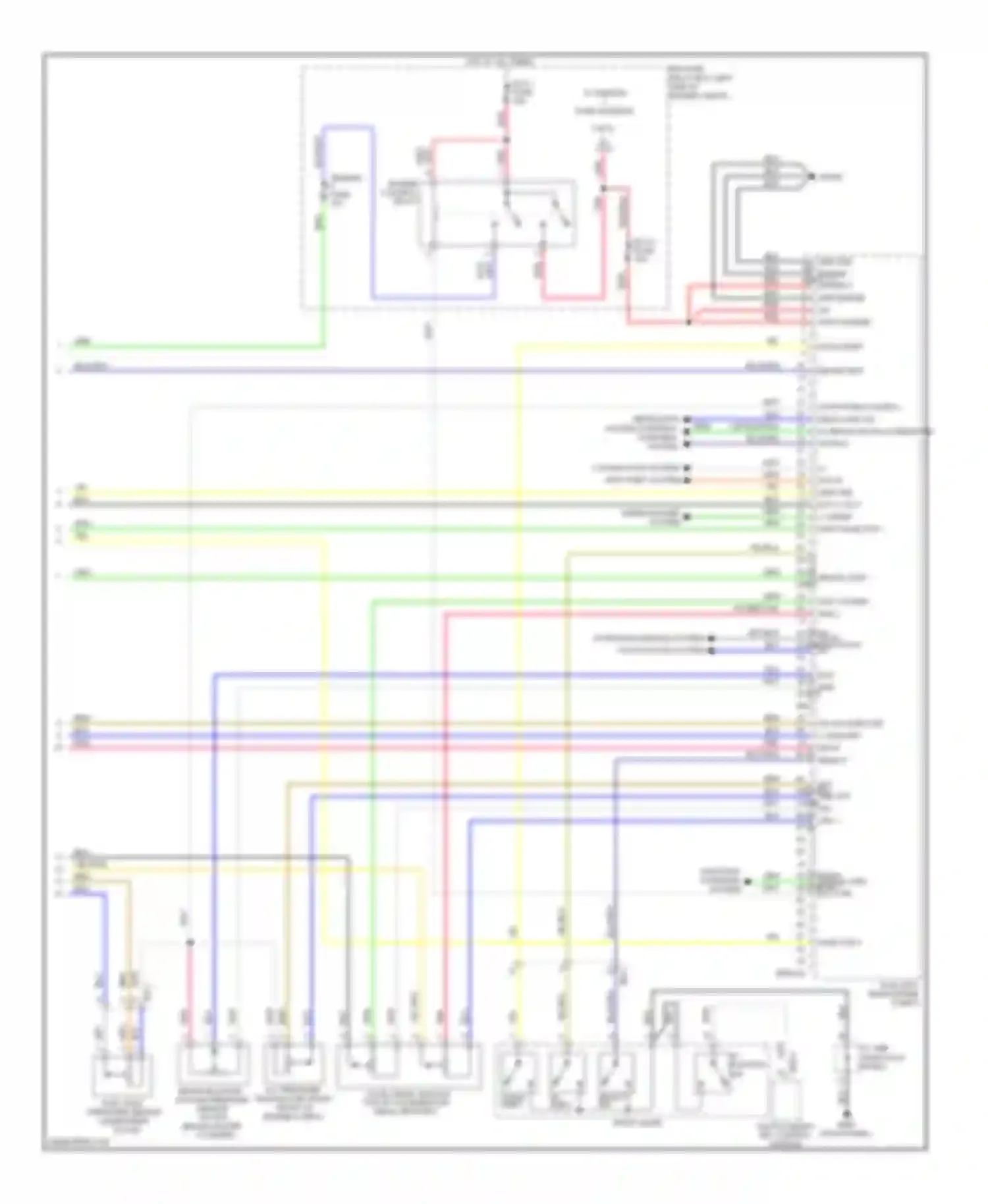 Soul Kia I facelift (2011-2014): Wiring diagram engine performance 2.0l, mfi control circuit, a/t (5 of 5)