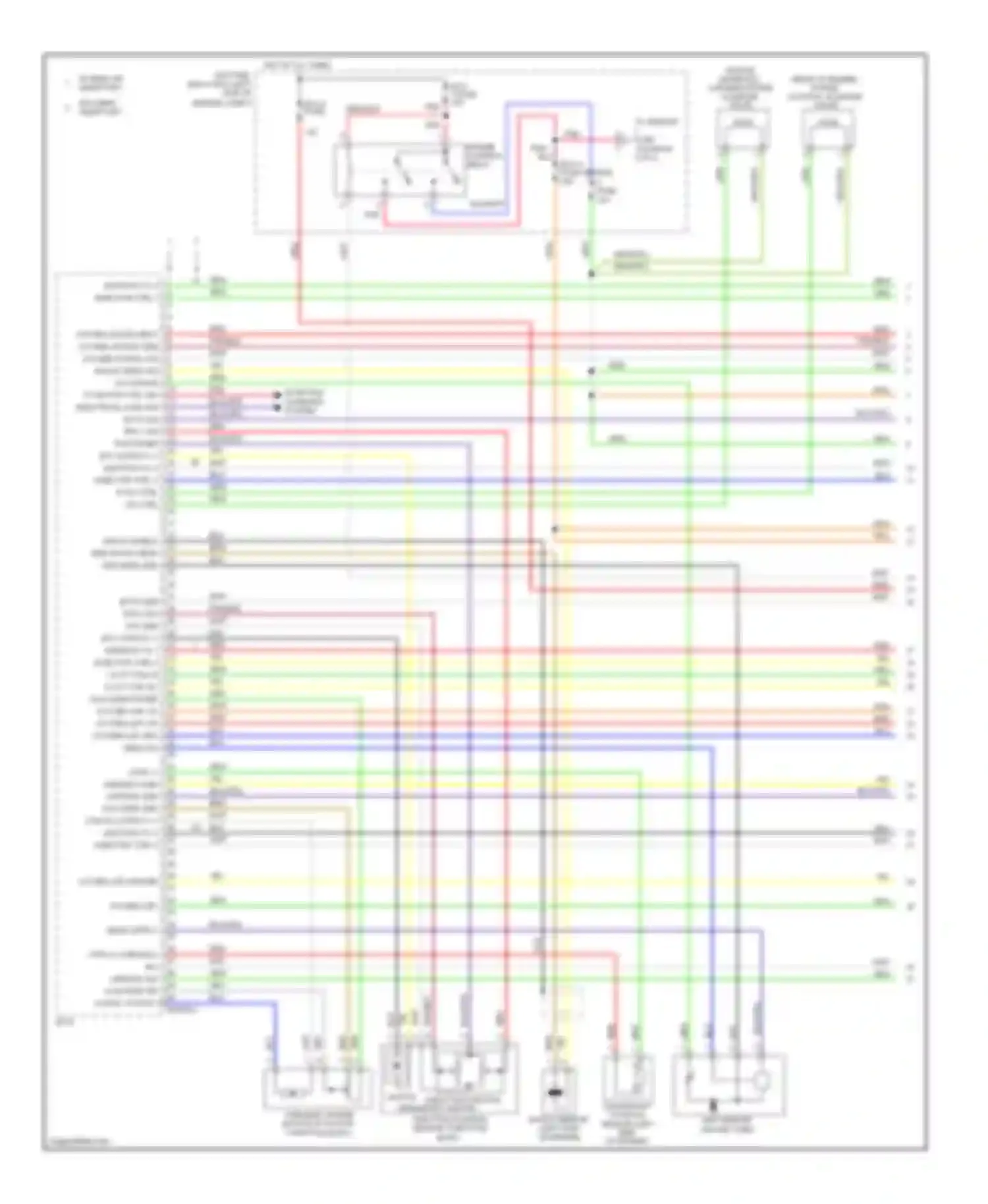 Soul Kia I facelift (2011-2014): Wiring diagram engine performance 2.0l, mfi control circuit, m/t (1 of 5)