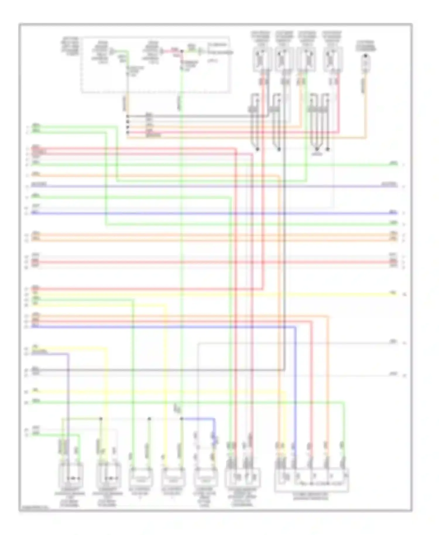 Soul Kia I facelift (2011-2014): Wiring diagram engine performance 2.0l, mfi control circuit, m/t (2 of 5)