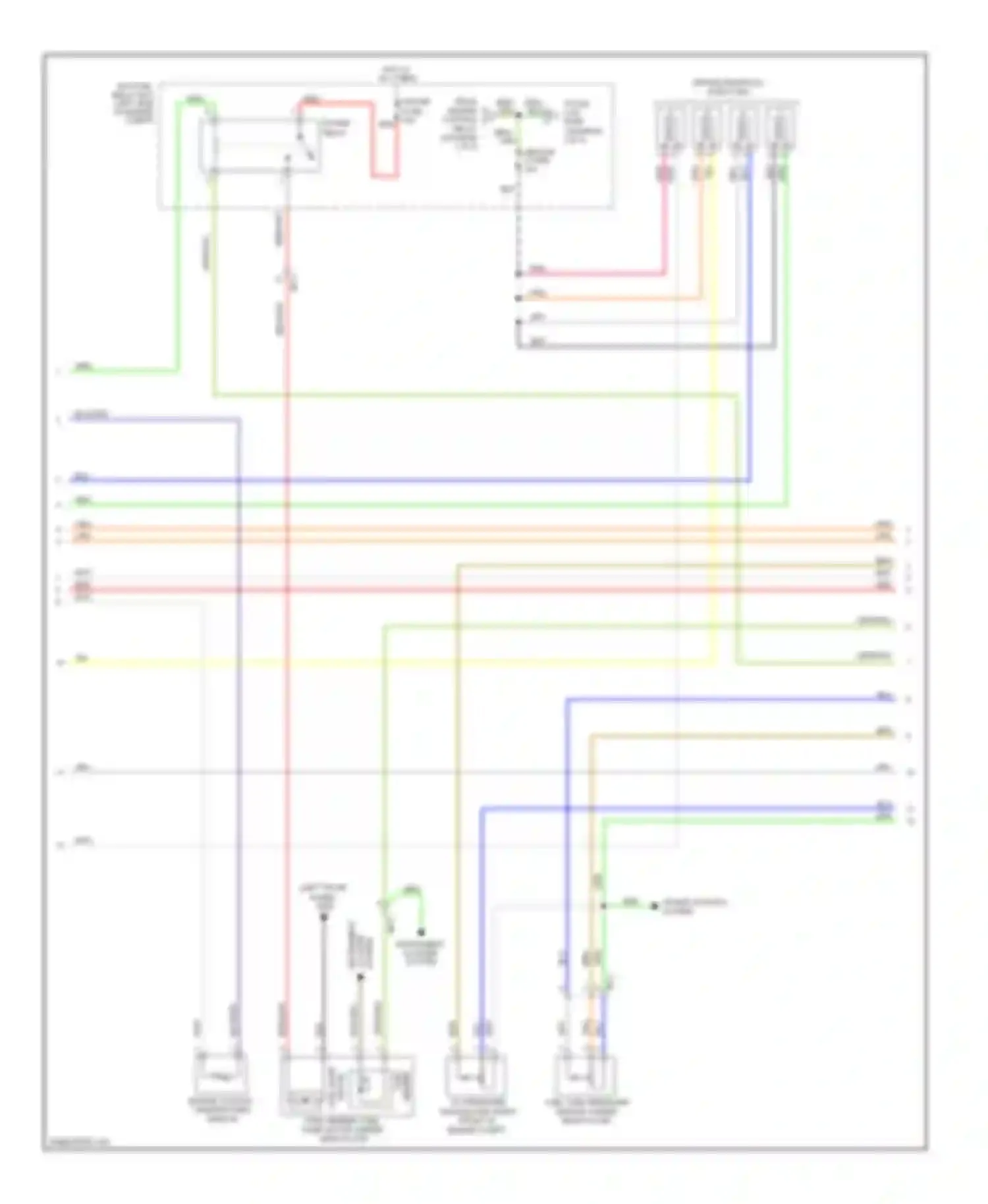 Soul Kia I facelift (2011-2014): Wiring diagram engine performance 2.0l, mfi control circuit, m/t (3 of 5)