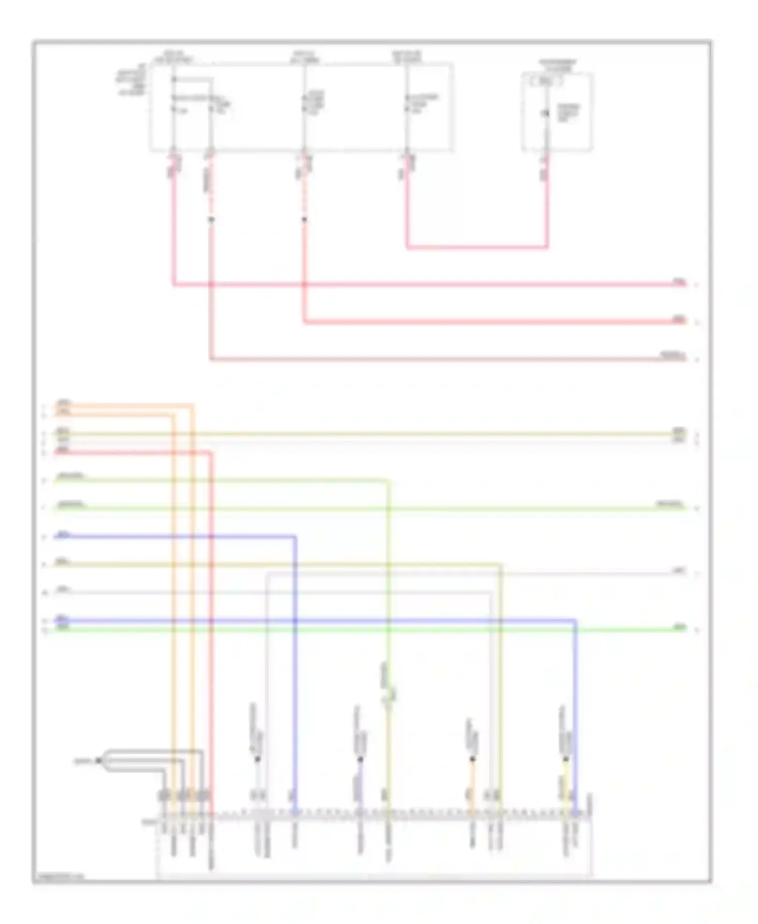 Soul Kia I facelift (2011-2014): Wiring diagram engine performance 2.0l, mfi control circuit, m/t (4 of 5)