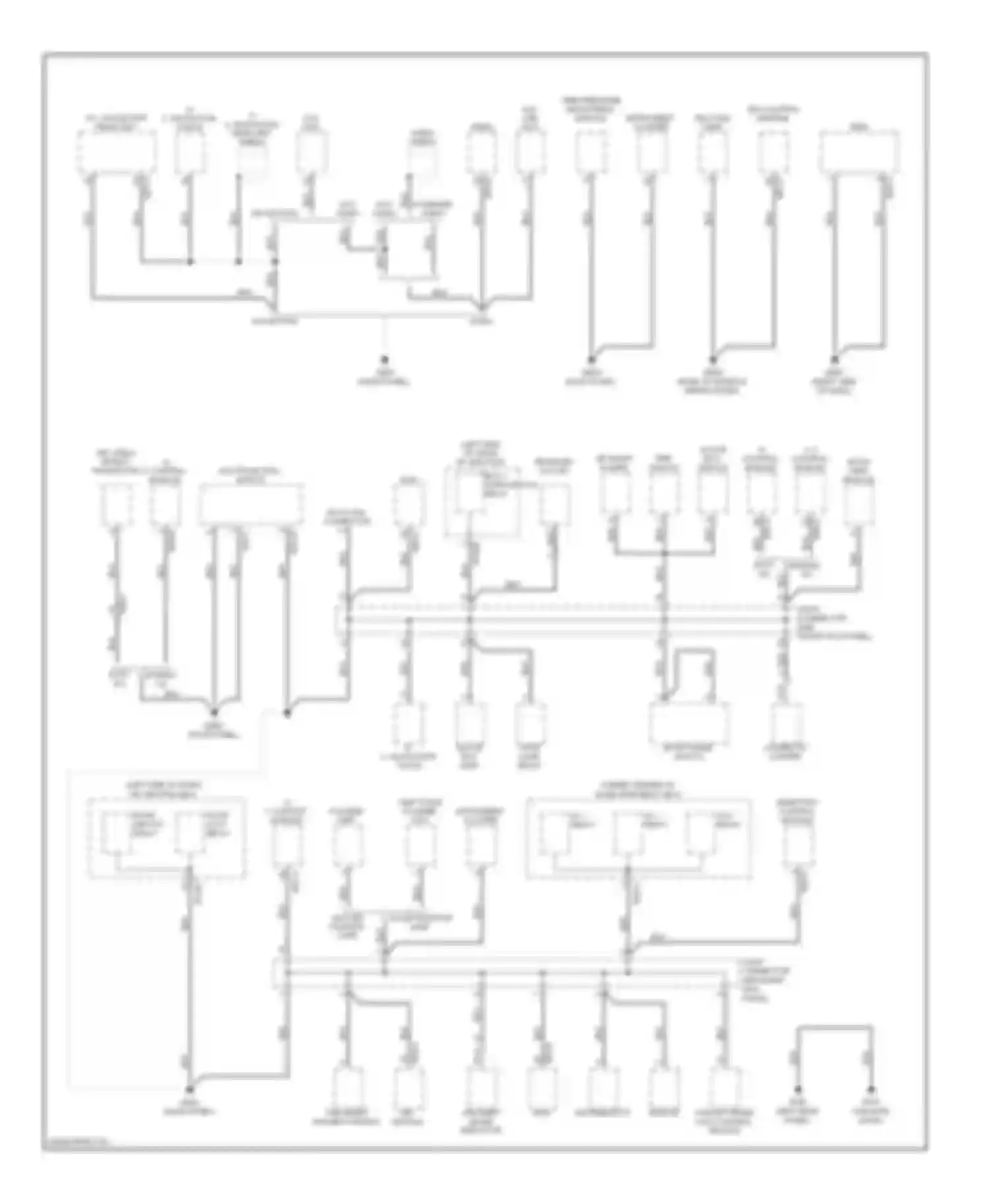 Soul Kia I facelift (2011-2014): Ground distribution circuit (1 of 4)