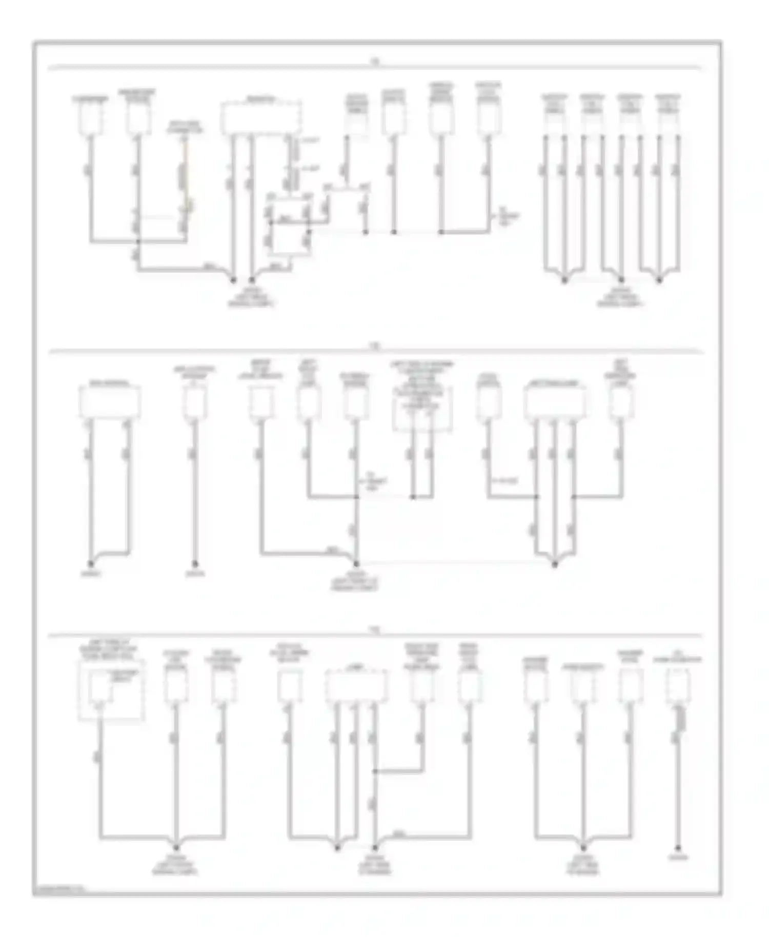Soul Kia I facelift (2011-2014): Ground distribution circuit (3 of 4)