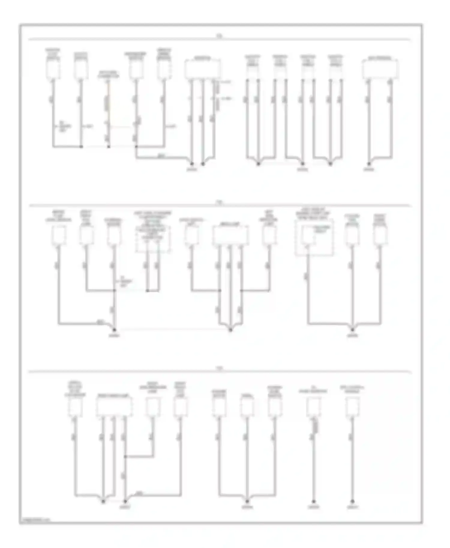 Soul Kia I facelift (2011-2014): Ground distribution circuit (4 of 4)