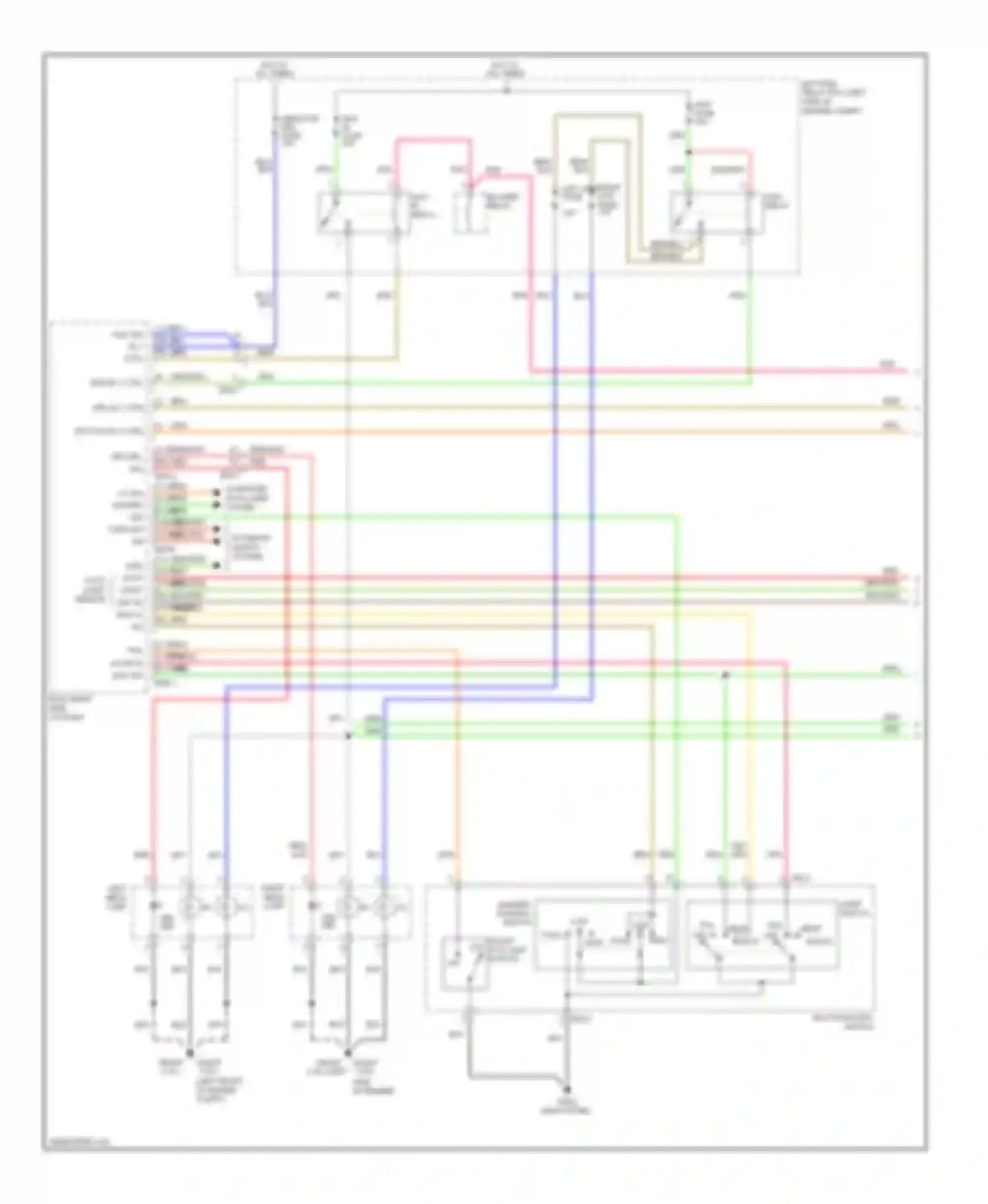 Soul Kia I facelift (2011-2014): Headlights circuit, with drl (1 of 2)