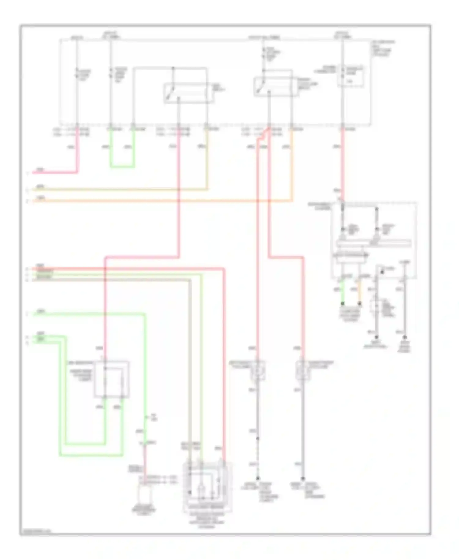 Soul Kia I facelift (2011-2014): Headlights circuit, with drl (2 of 2)