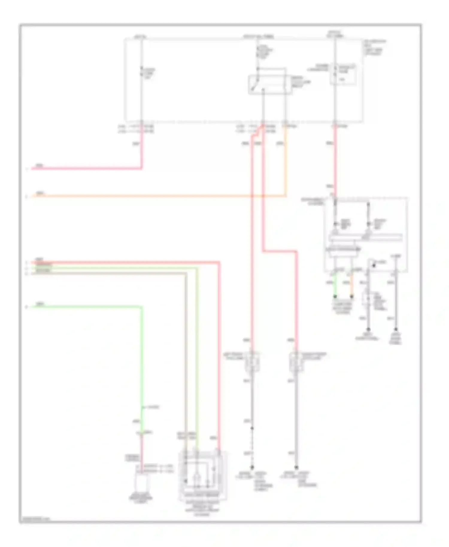 Soul Kia I facelift (2011-2014): Headlights circuit, without drl (2 of 2)