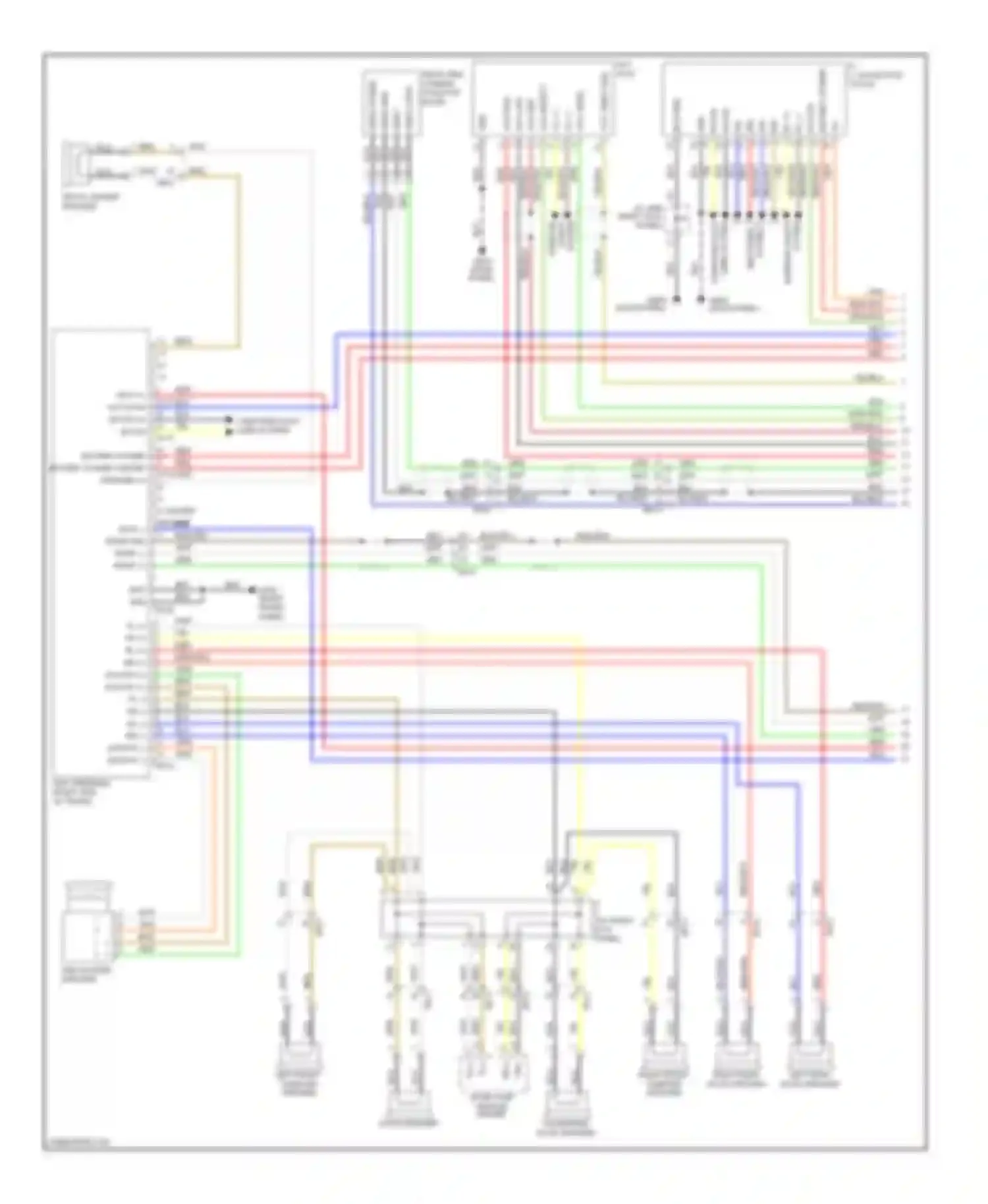 Soul Kia I facelift (2011-2014): Navigation circuit, with premium amplifier with isg (1 of 2)