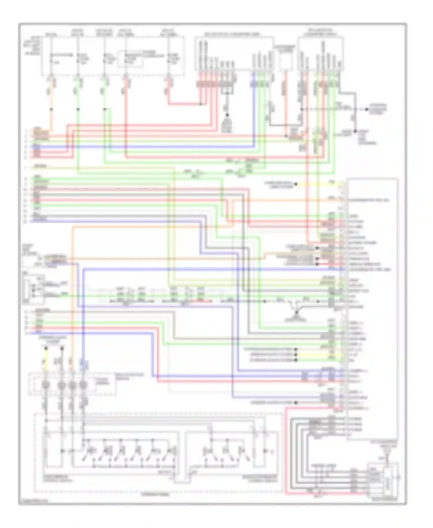 Soul Kia I facelift (2011-2014): Navigation circuit, with premium amplifier with isg (2 of 2)