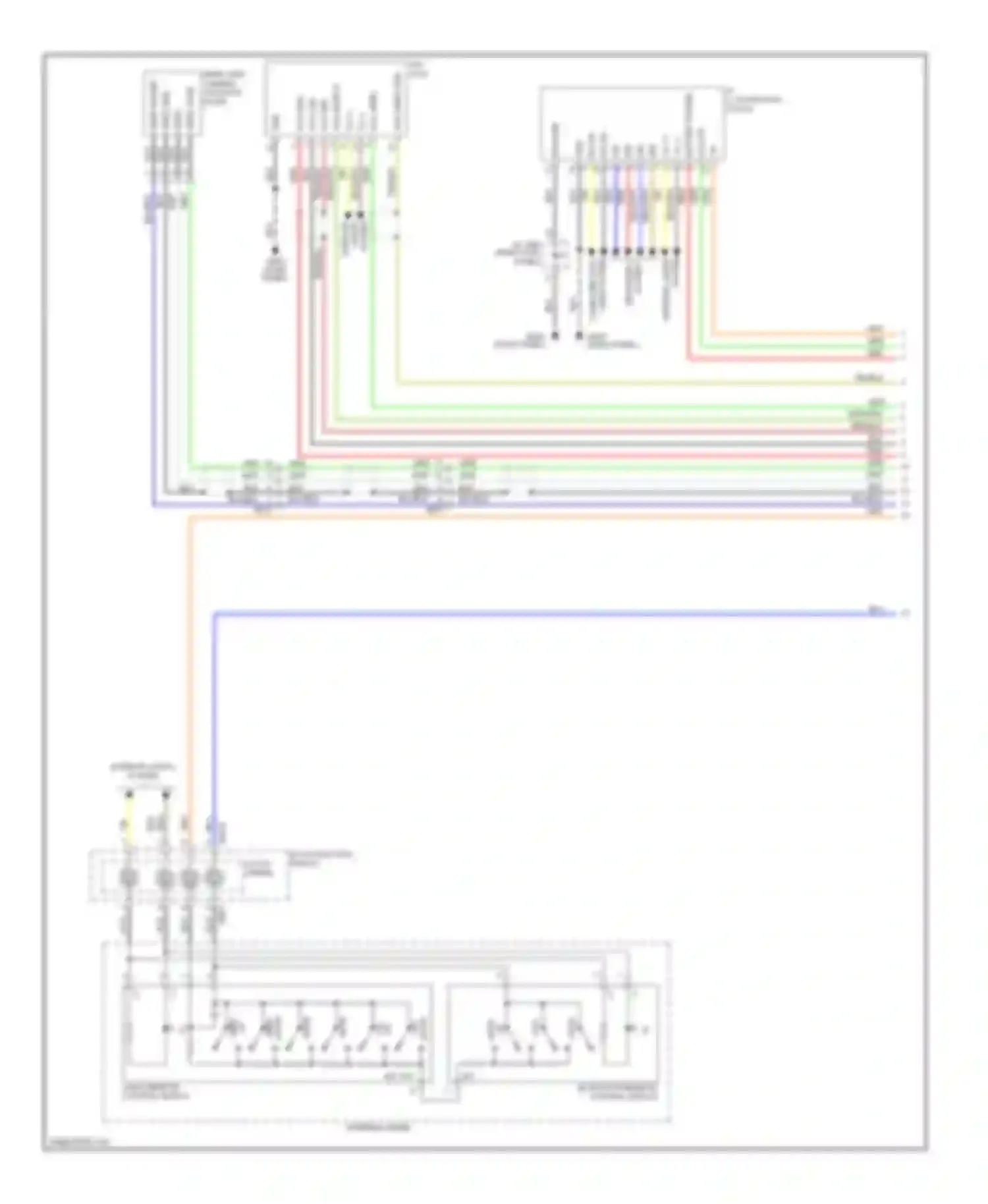 Soul Kia I facelift (2011-2014): Navigation circuit, without amplifier with isg (1 of 2)