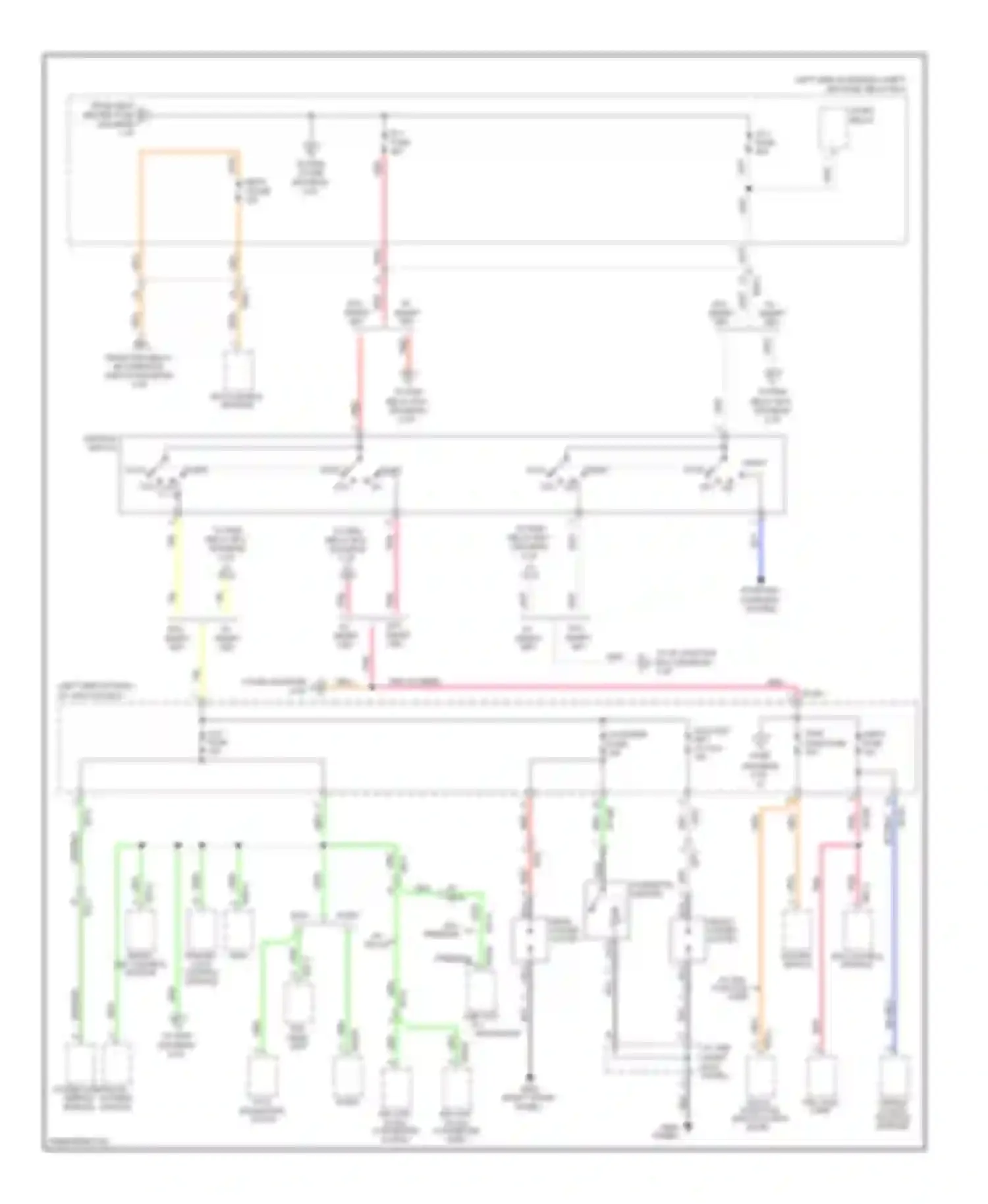 Soul Kia I facelift (2011-2014): Power distribution circuit (4 of 6)