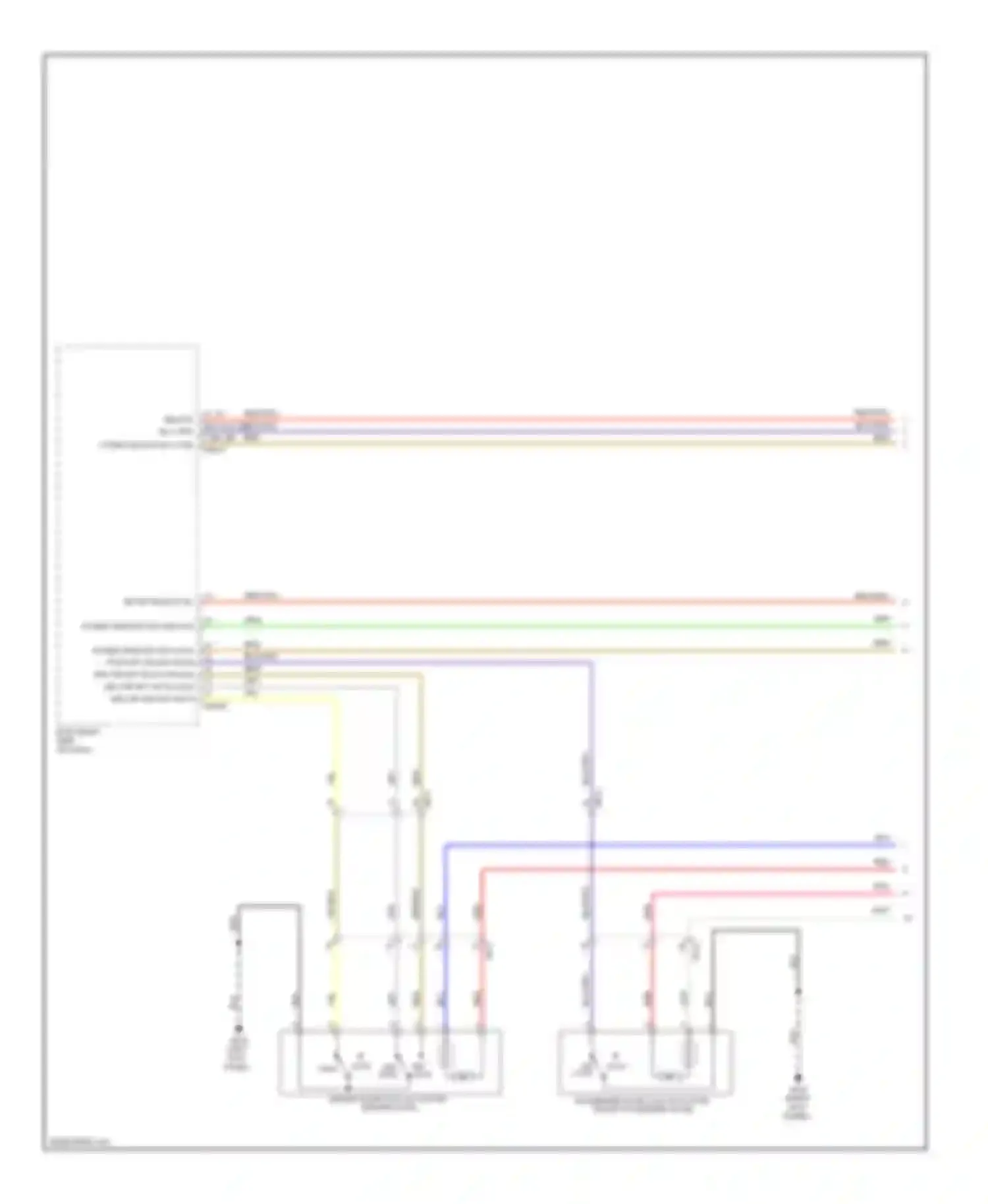 Soul Kia I facelift (2011-2014): Power door locks circuit (1 of 2)