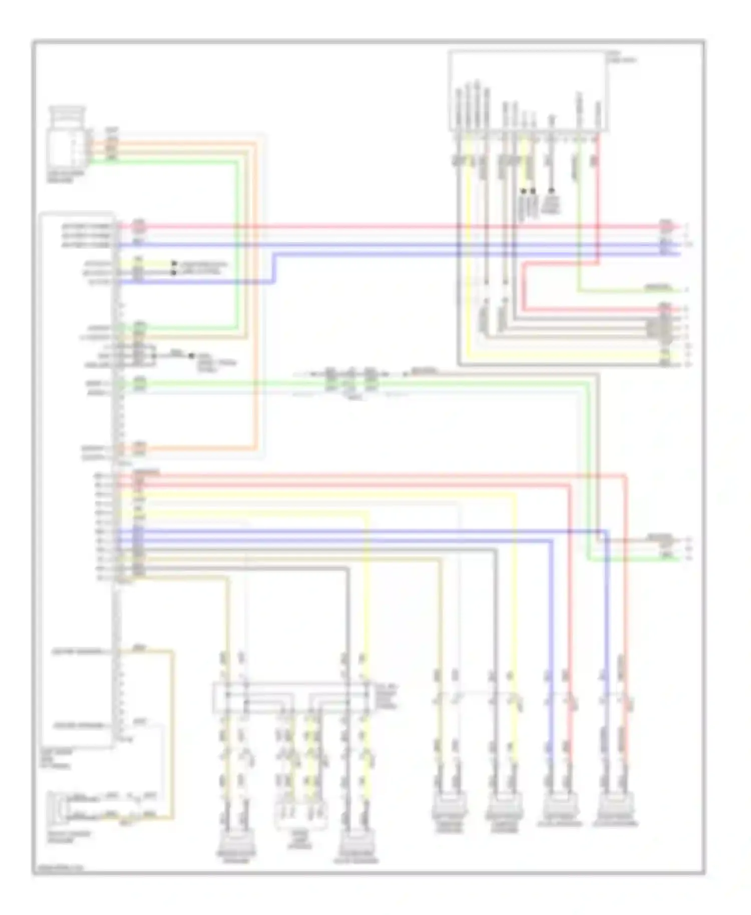 Soul Kia I facelift (2011-2014): Standard audio circuit, without navigation with amplifier with isg (1 of 2)