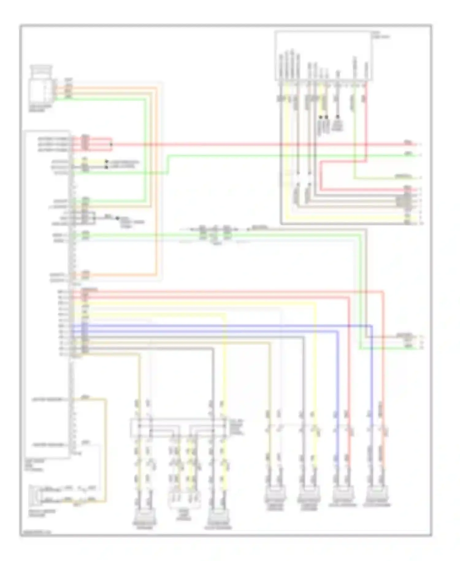 Soul Kia I facelift (2011-2014): Standard audio circuit, without navigation with amplifier without isg (1 of 2)