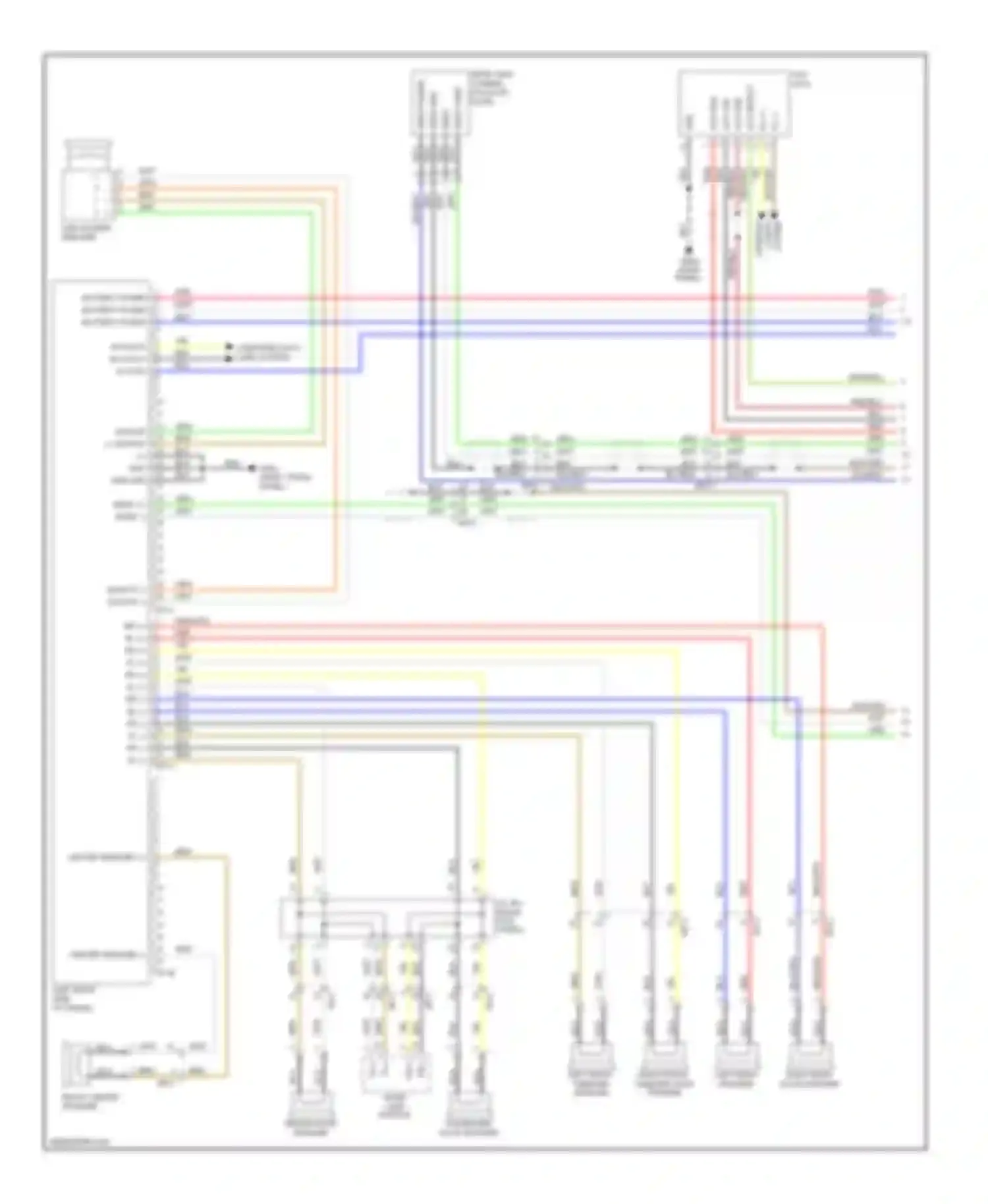 Soul Kia I facelift (2011-2014): Uvo audio circuit, without navigation with amplifier with isg (1 of 2)